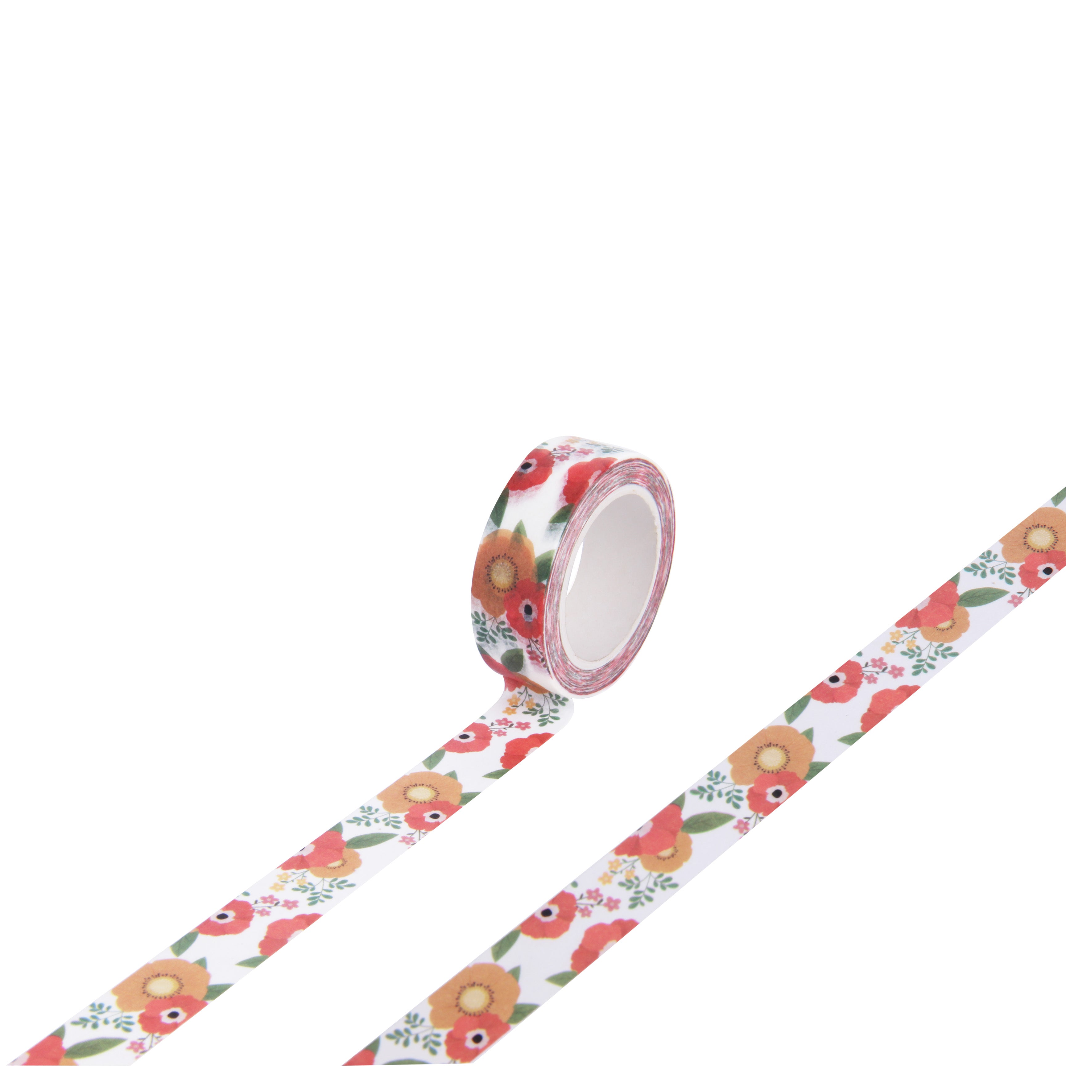 Washi Tape Summer Flora 15mmx10Mtr 1Roll