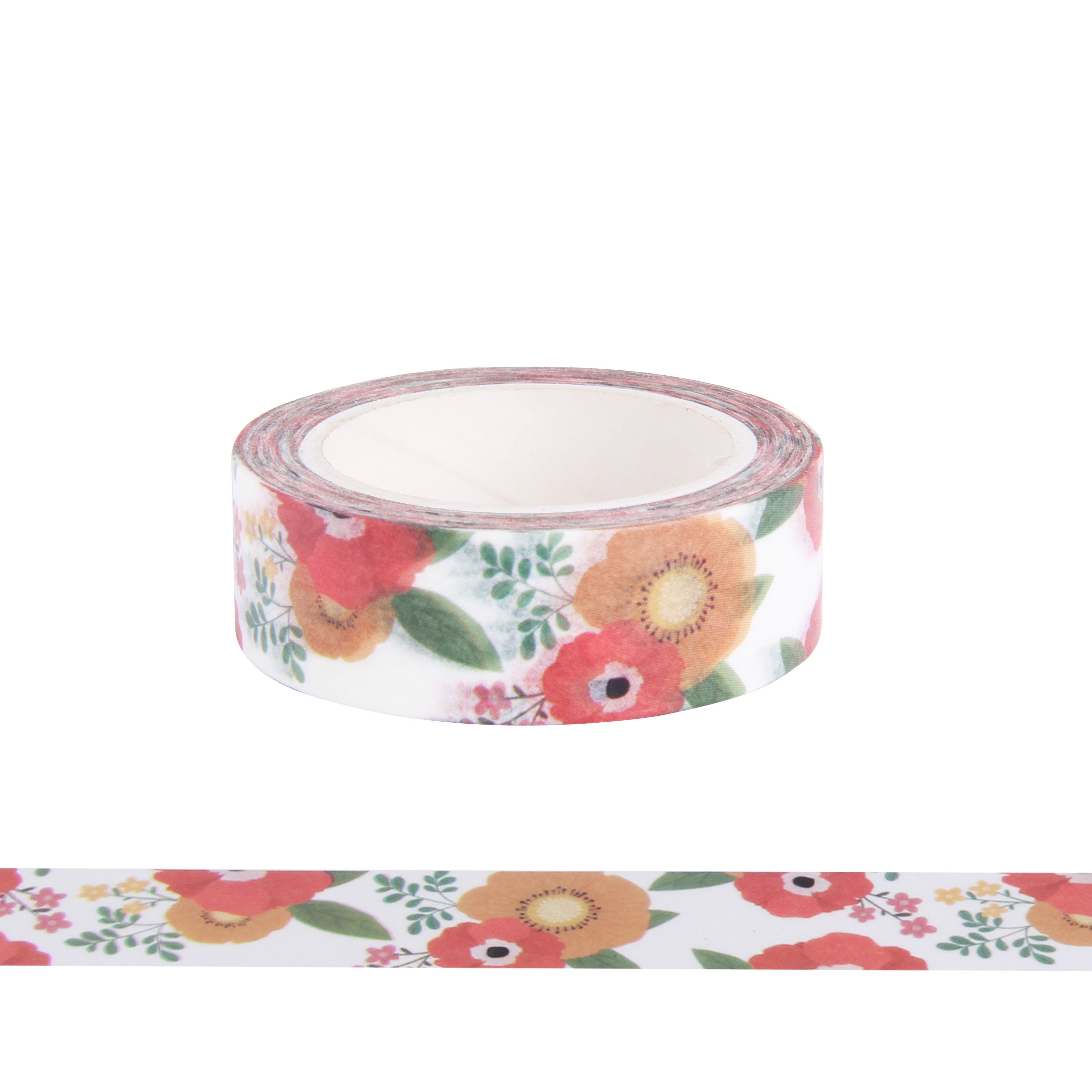 Washi Tape Summer Flora 15mmx10Mtr 1Roll