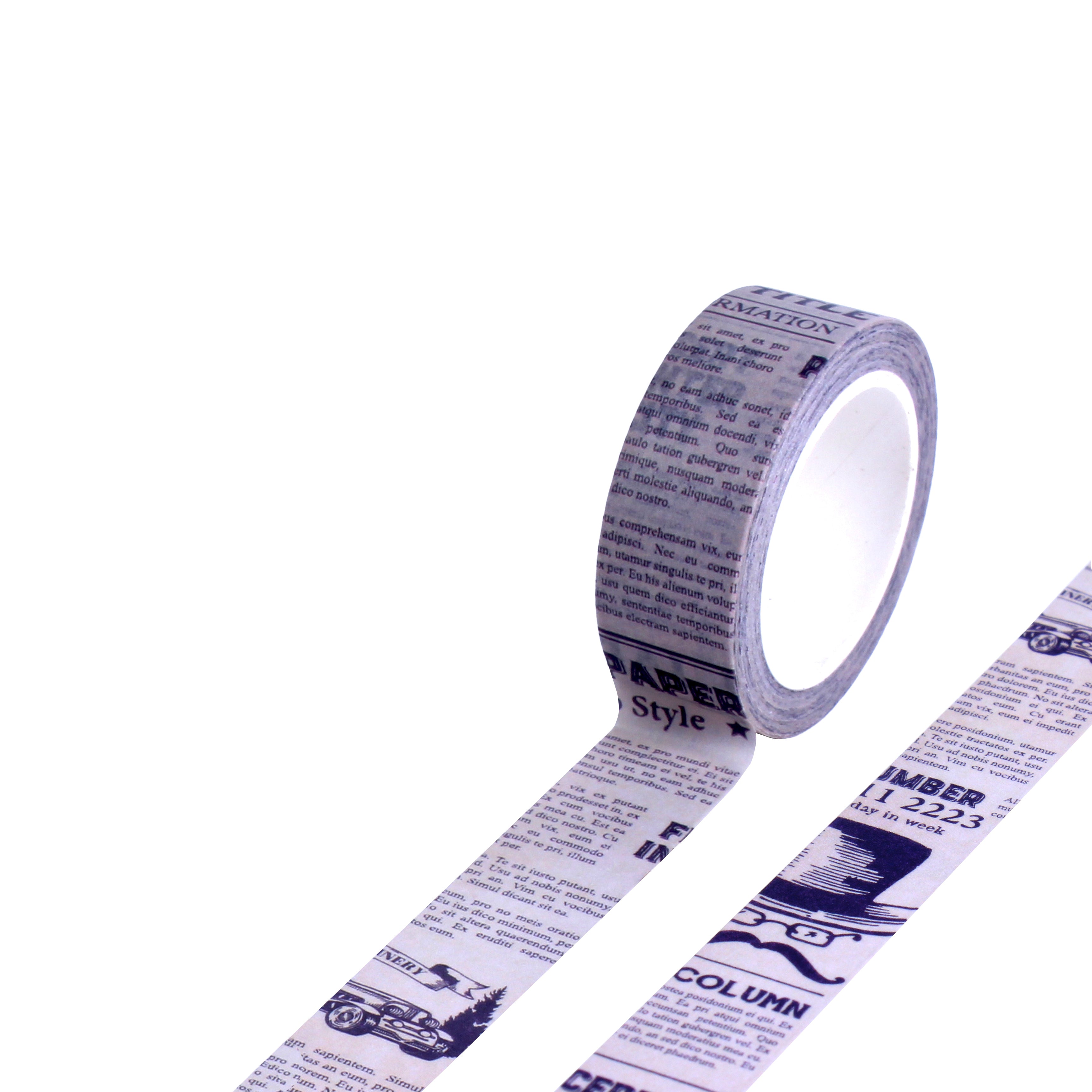 Washi Tape Paper Print 15mmx10Mtr 1Roll