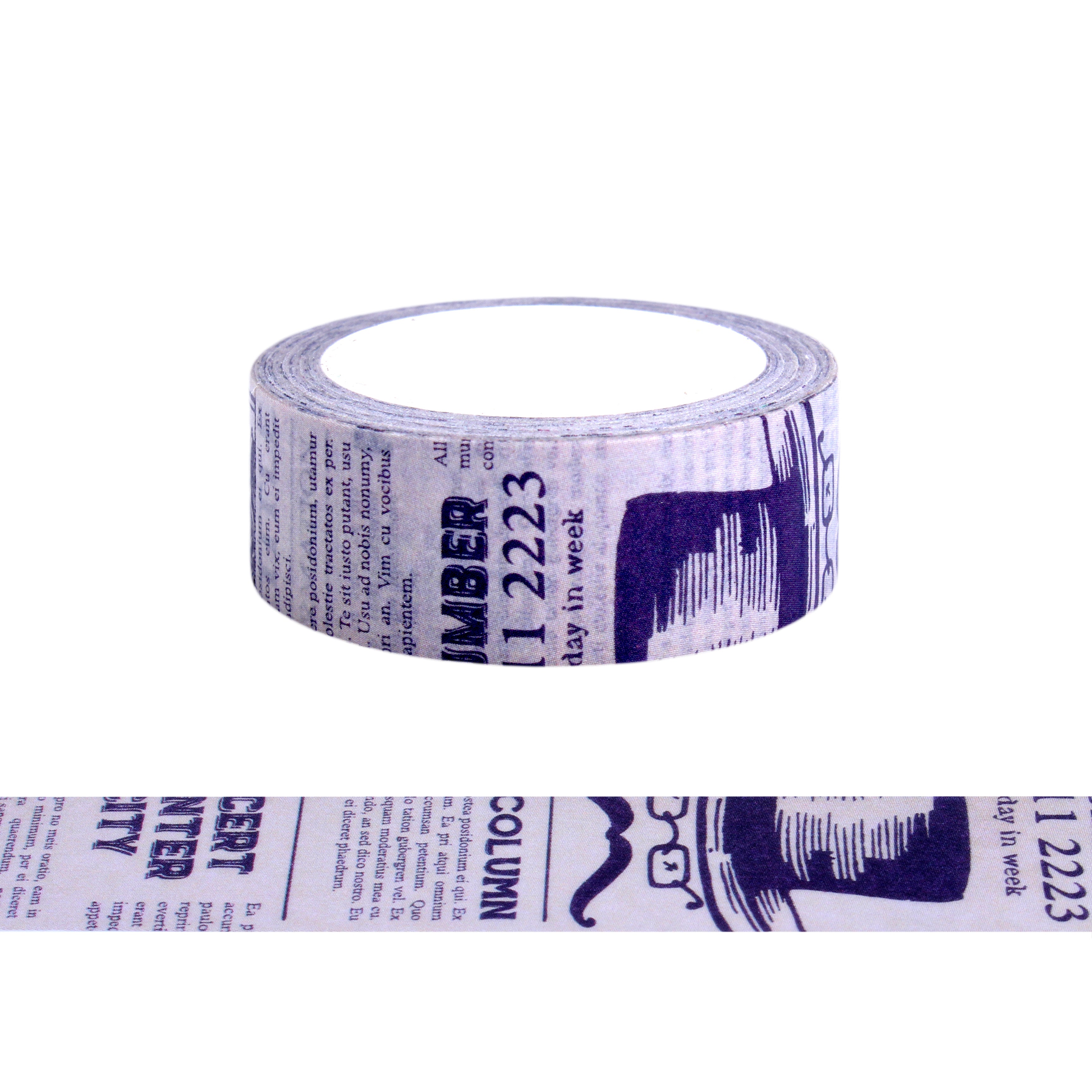 Washi Tape Paper Print 15mmx10Mtr 1Roll