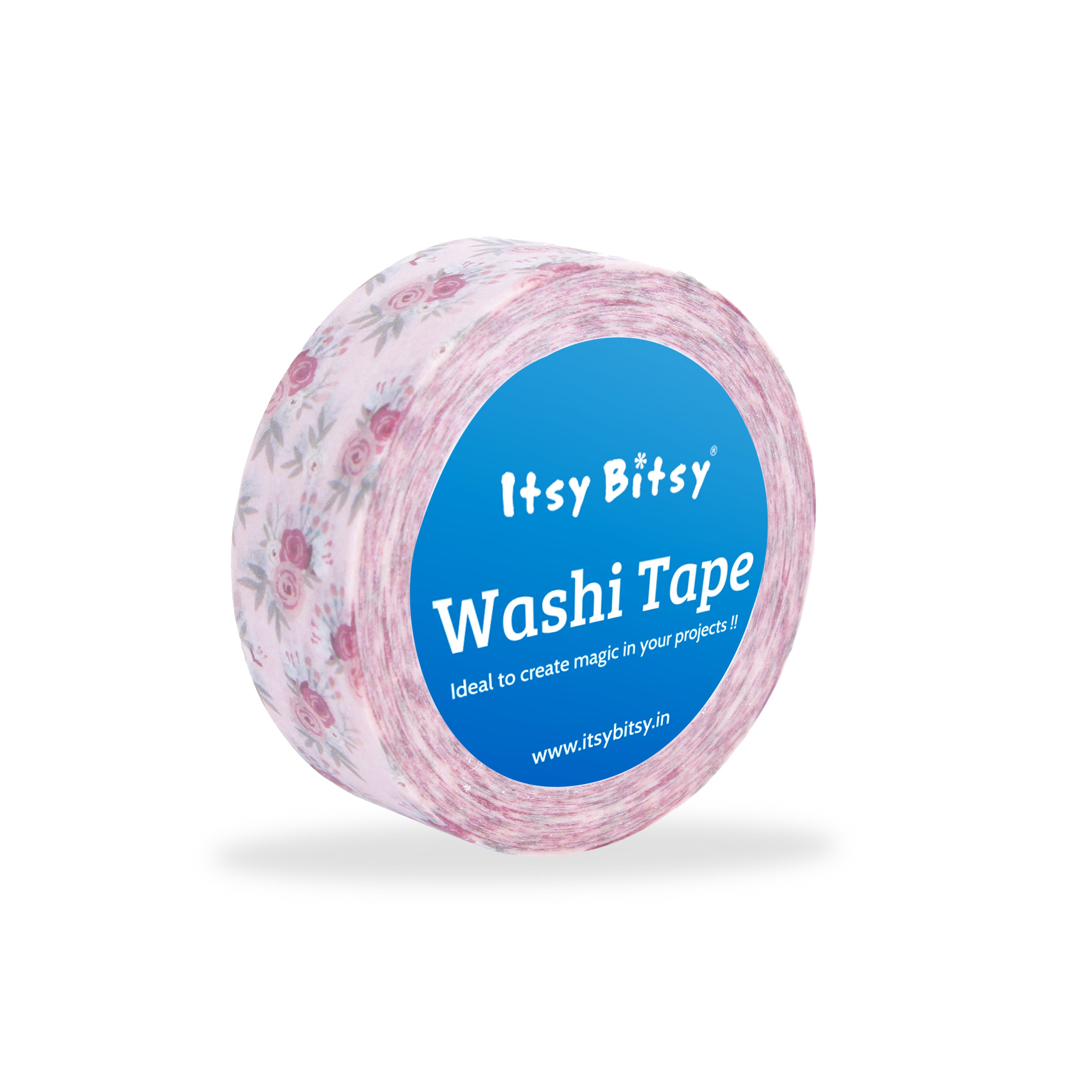 Washi Tape Rosy Fleur 15mmx10Mtr 1Roll