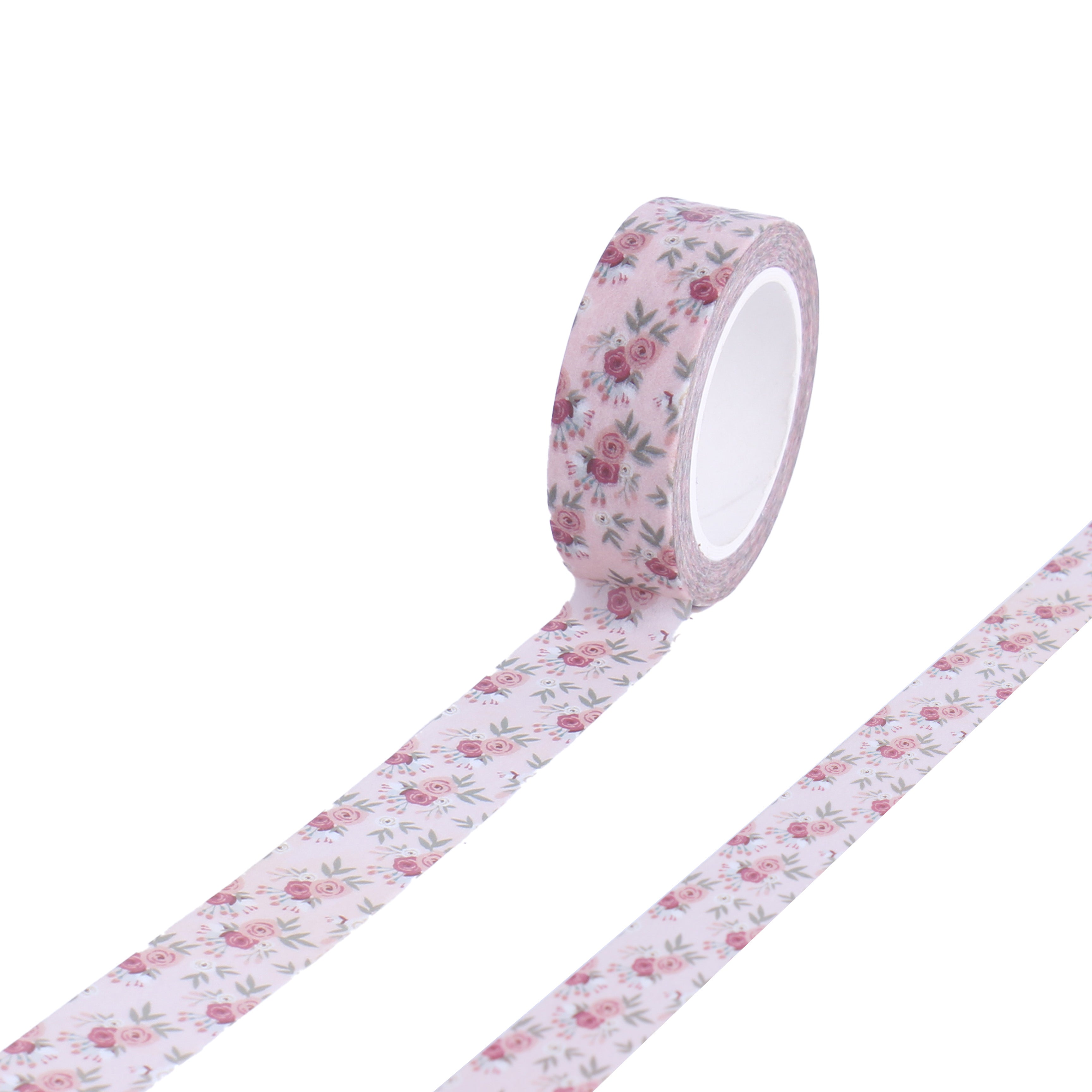 Washi Tape Rosy Fleur 15mmx10Mtr 1Roll