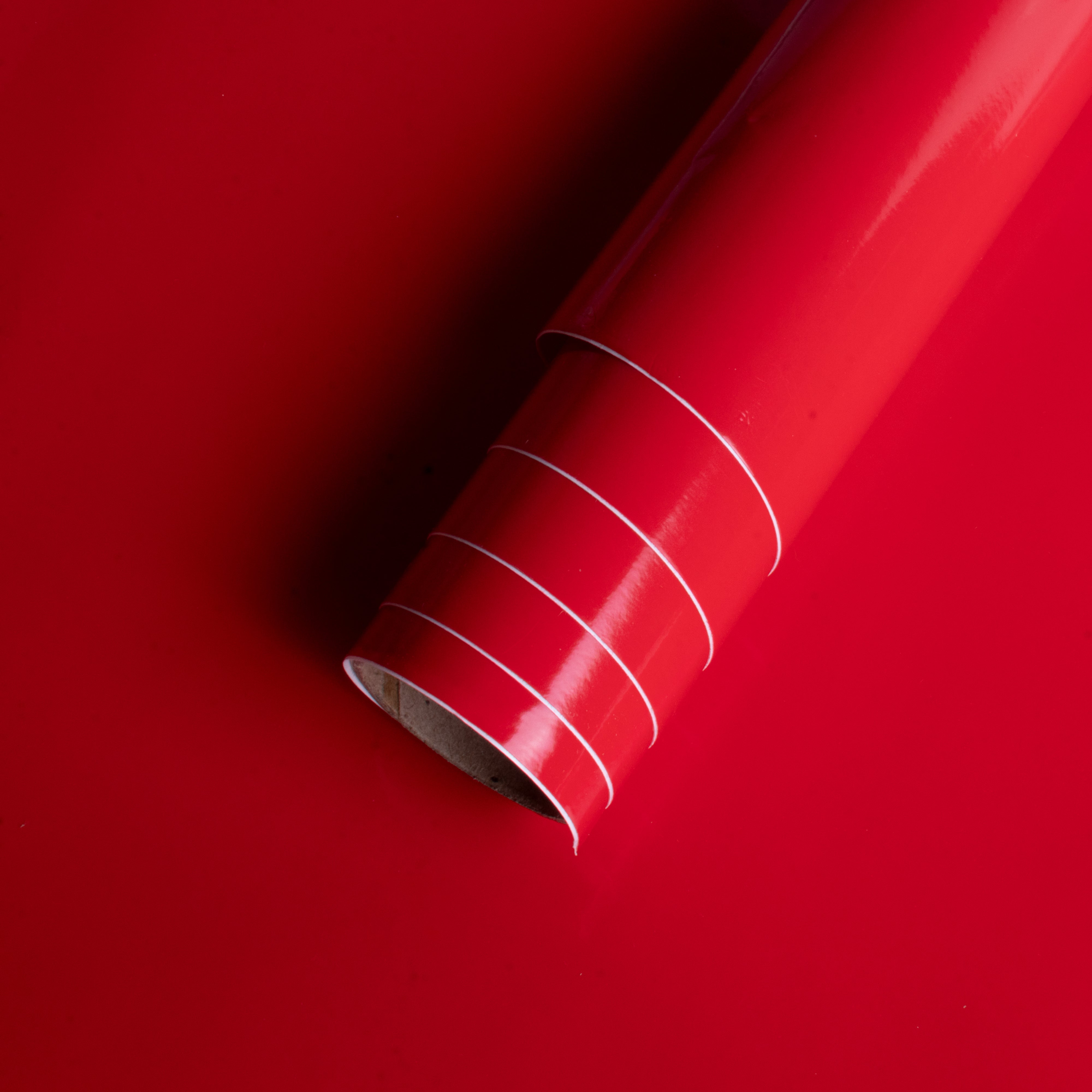 Vinyl Removable Glossy Red 12Inch X 2ft 1Roll
