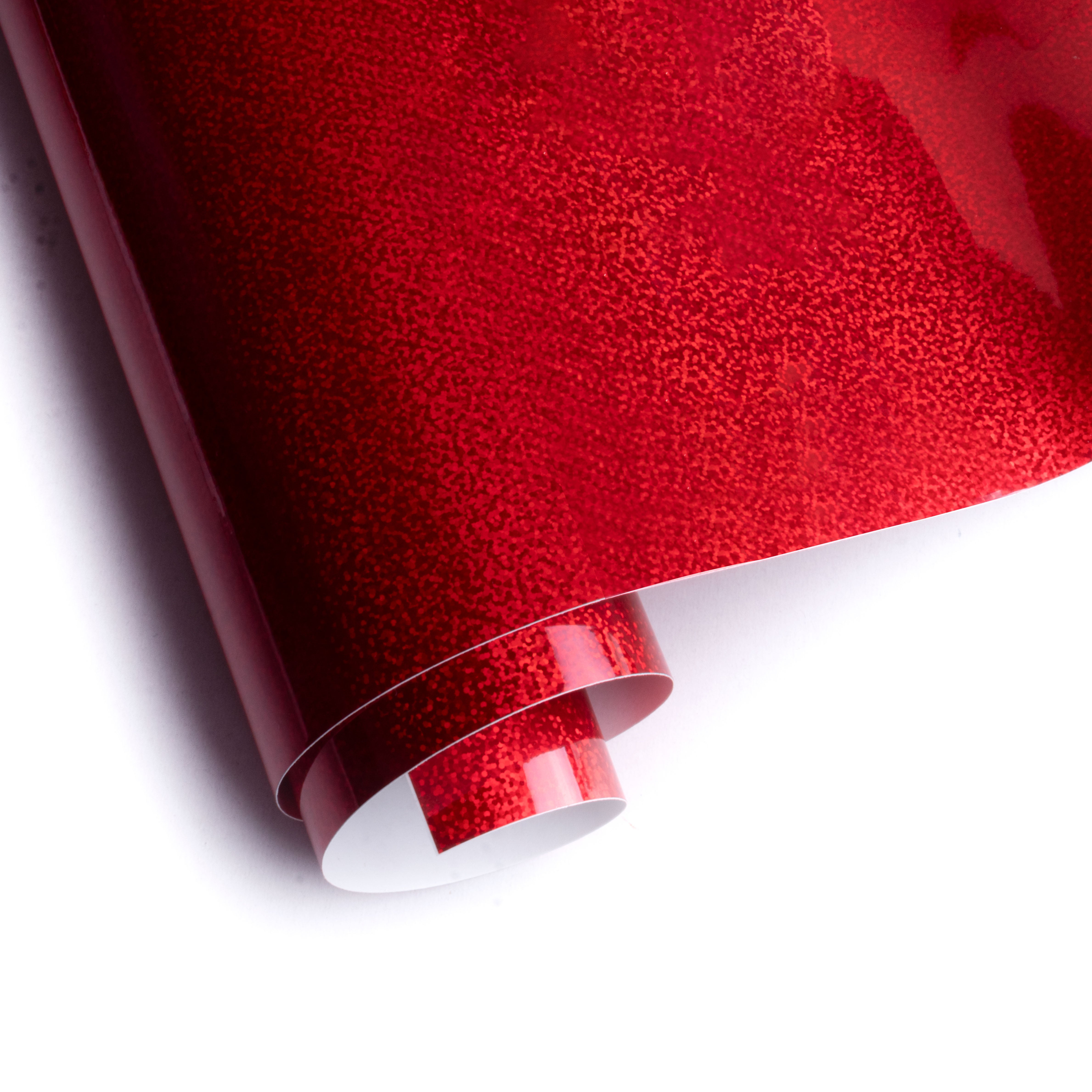 Vinyl Removable Holographic Glitter Glitter Red 12Inch X 2ft 1Roll