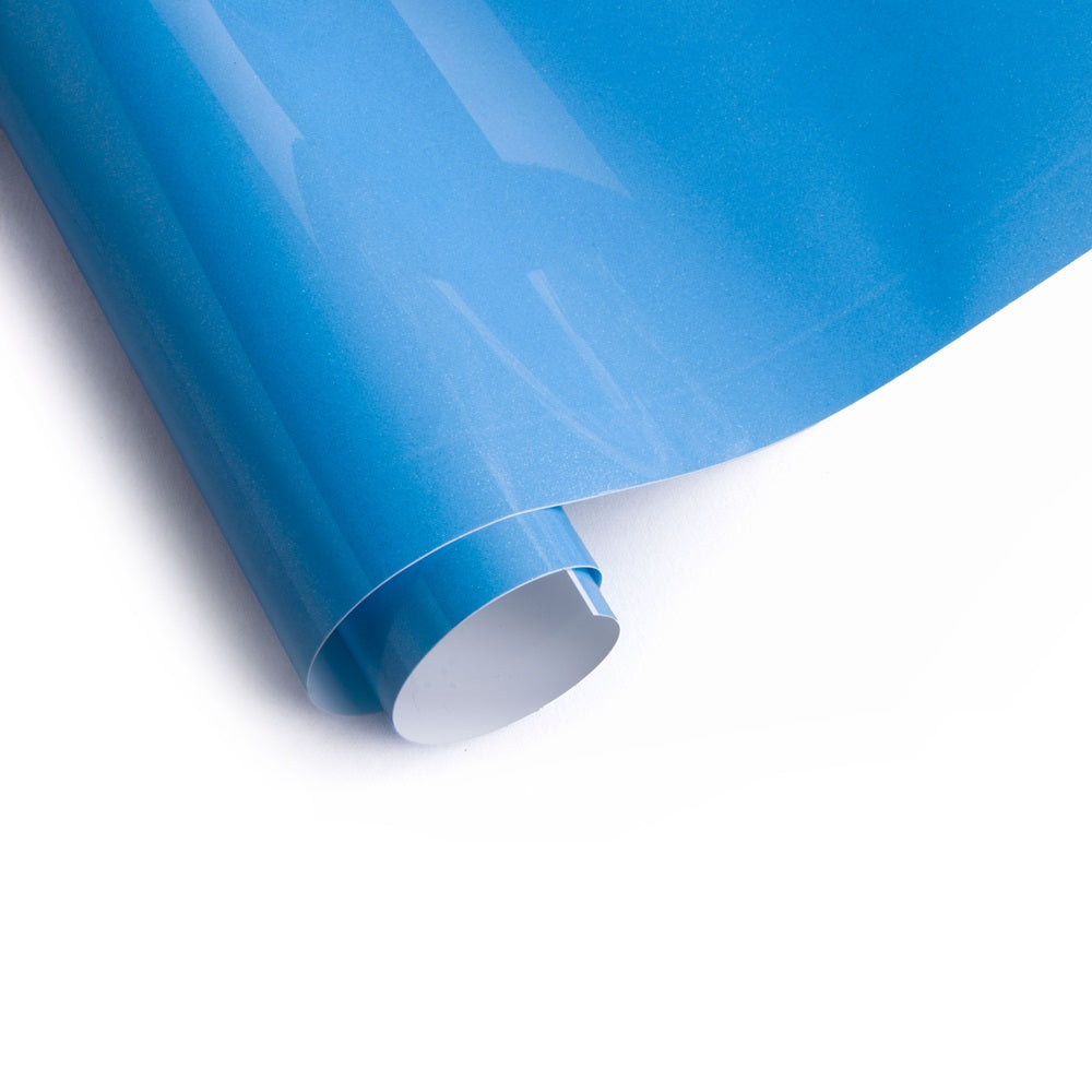 Colour Changing Adhesive Vinyl - Cold, Sky Blue To Purple, Removable, 12Inch X 2ft, 1 Roll