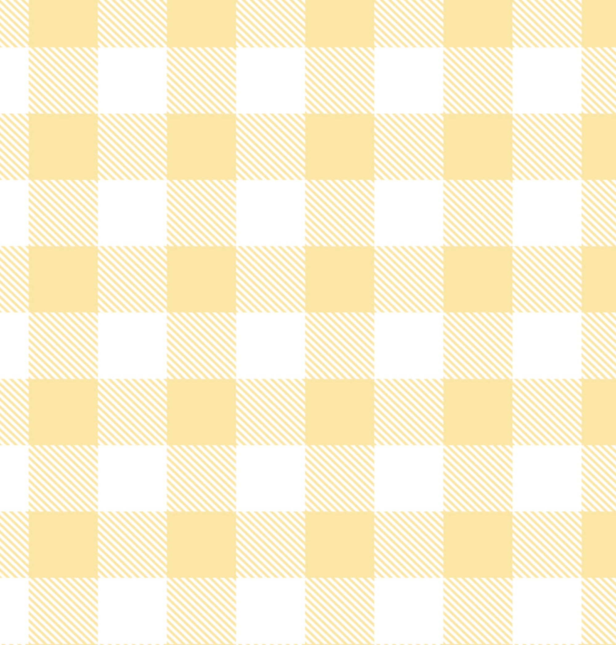 Printed Cardstock |  12 X 12inch |  Gingham Check Dusty Yellow | 250gsm | 1Sheet