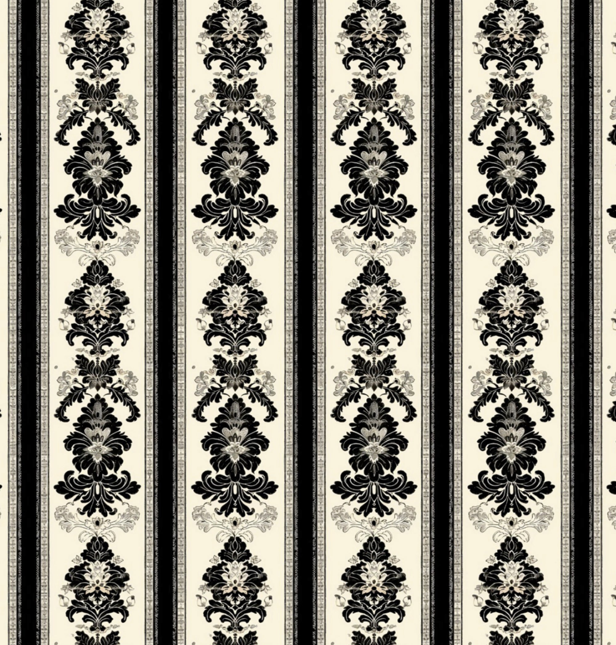 Printed Cardstock |  12 X 12inch |  Ethnic Damask | 250gsm | 1Sheet