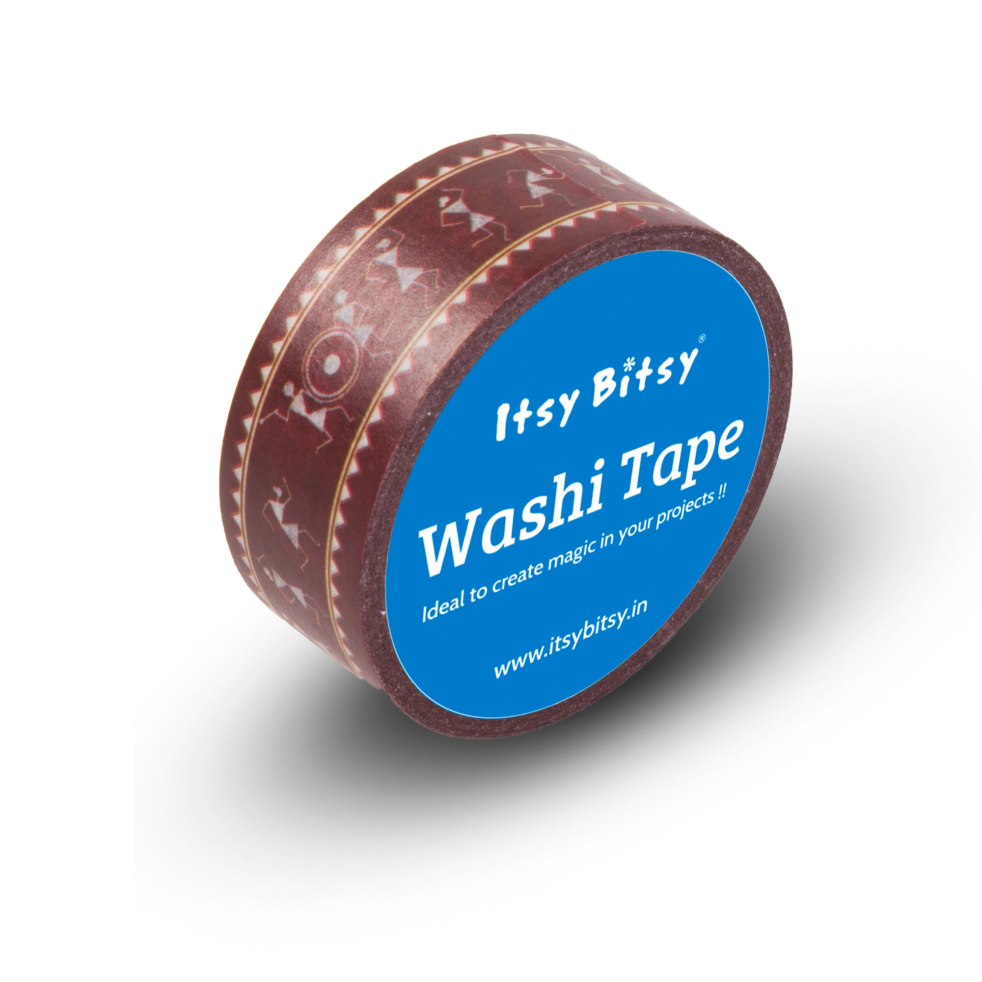 Washi Tape |Warli Dancers| 15mmx10mtr | 1pc