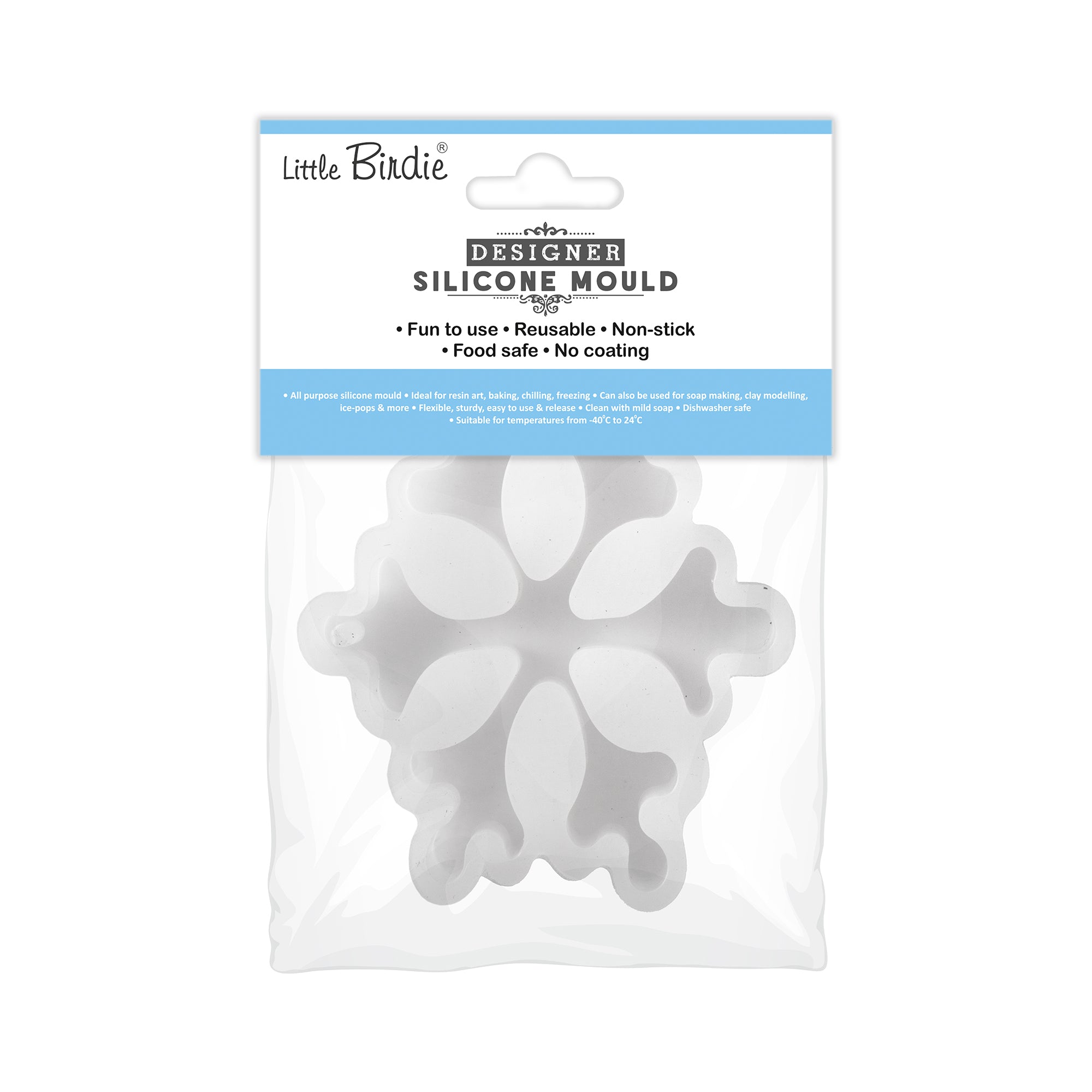 Silicone Mould For Hanging Ornament Snowflake 1pc