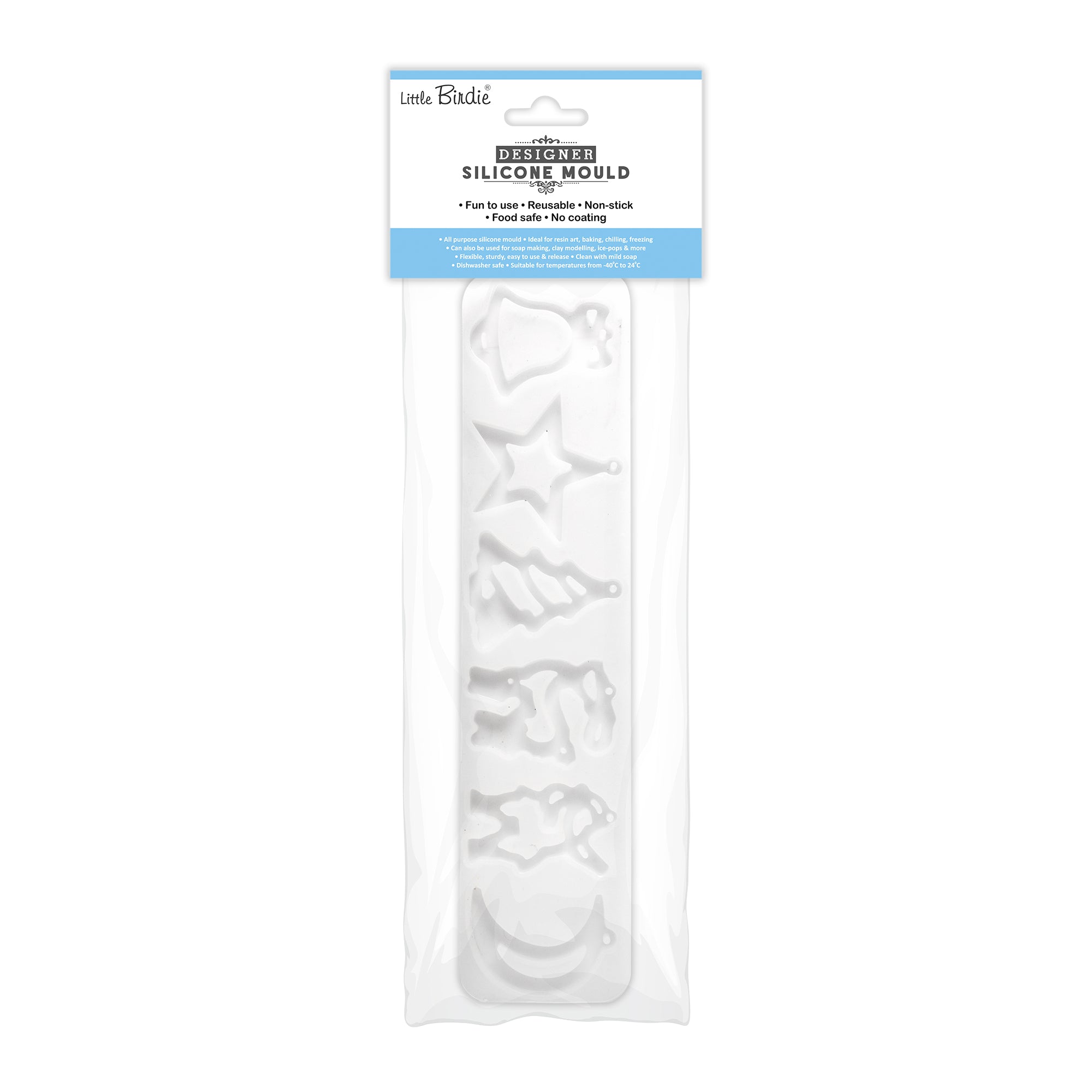 Silicone Mould For Christmas Connection 1pc