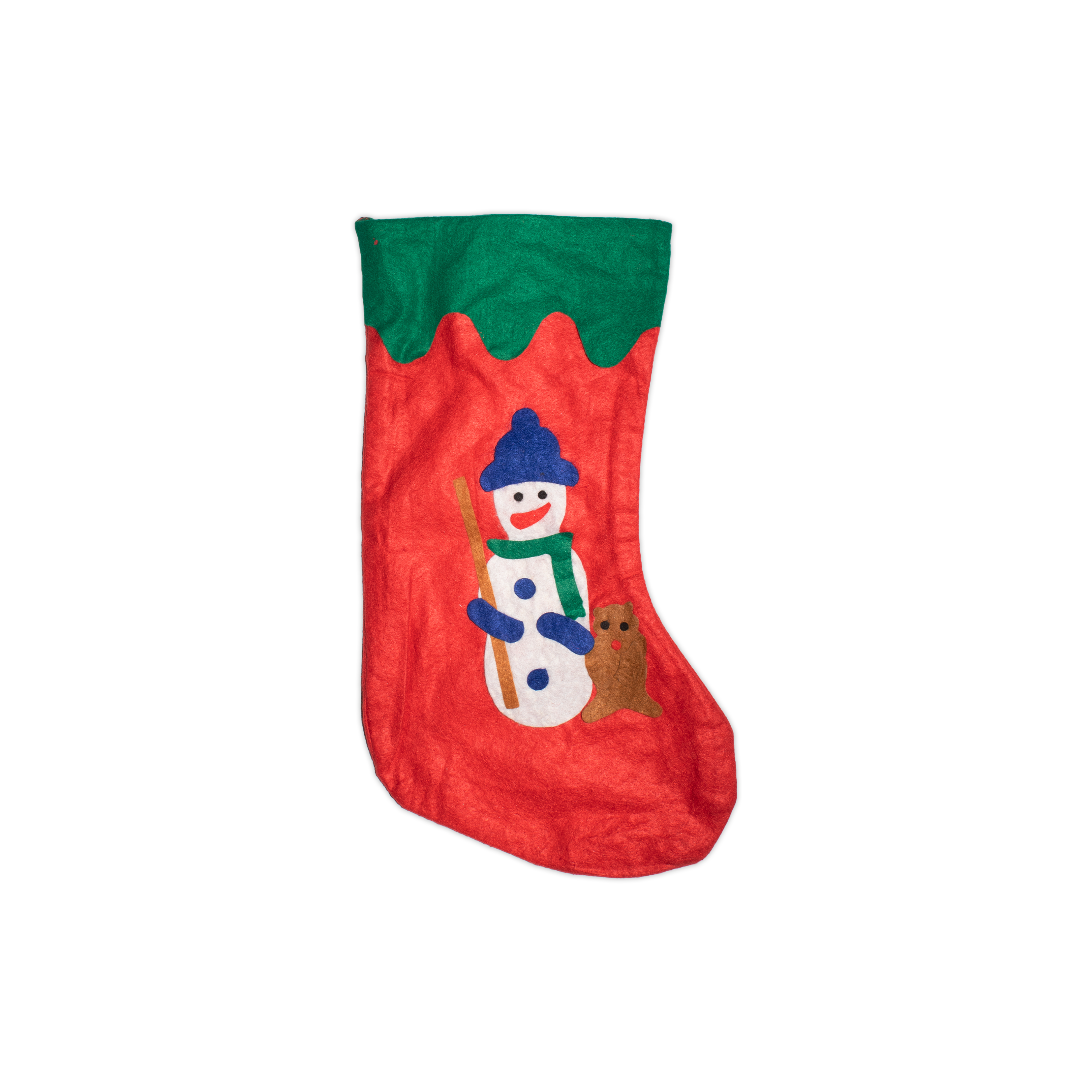 X-Mas Stocking Asst Des/Col 400Mm X 150Mm X 2Mm 1Pc