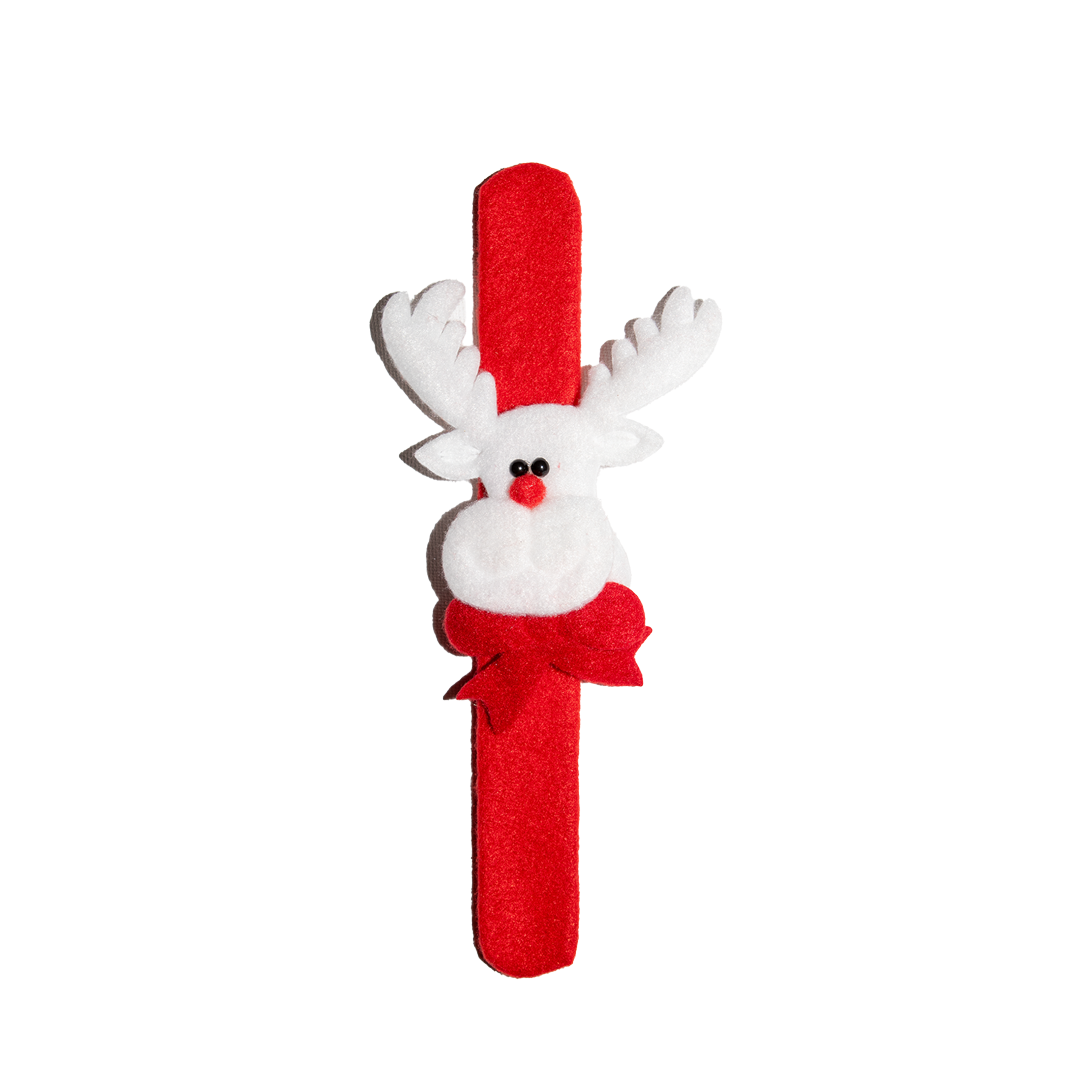 Itsy Bitsy Christmas Wrist Band Assorted Design- Red