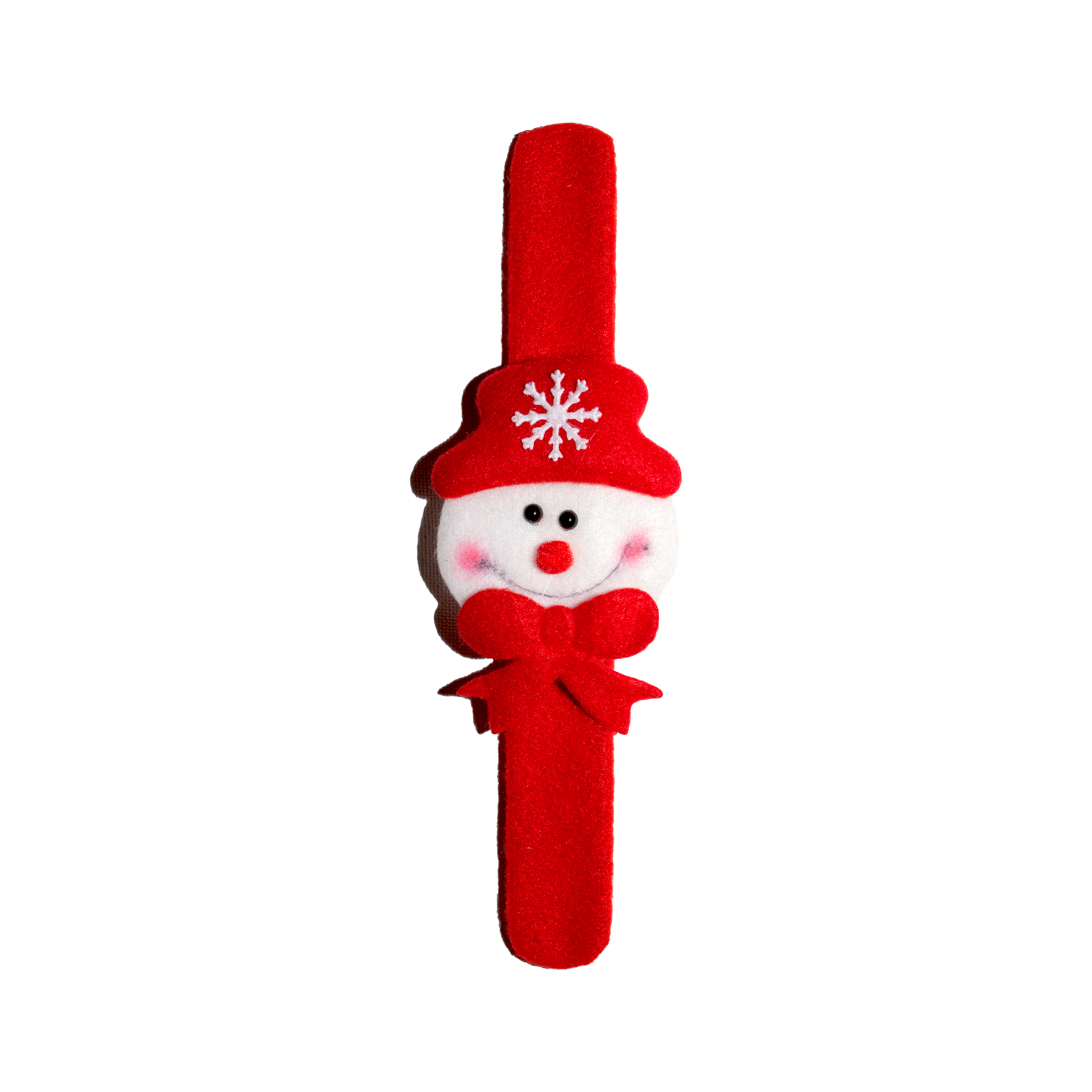 Itsy Bitsy Christmas Wrist Band Assorted Design- Red