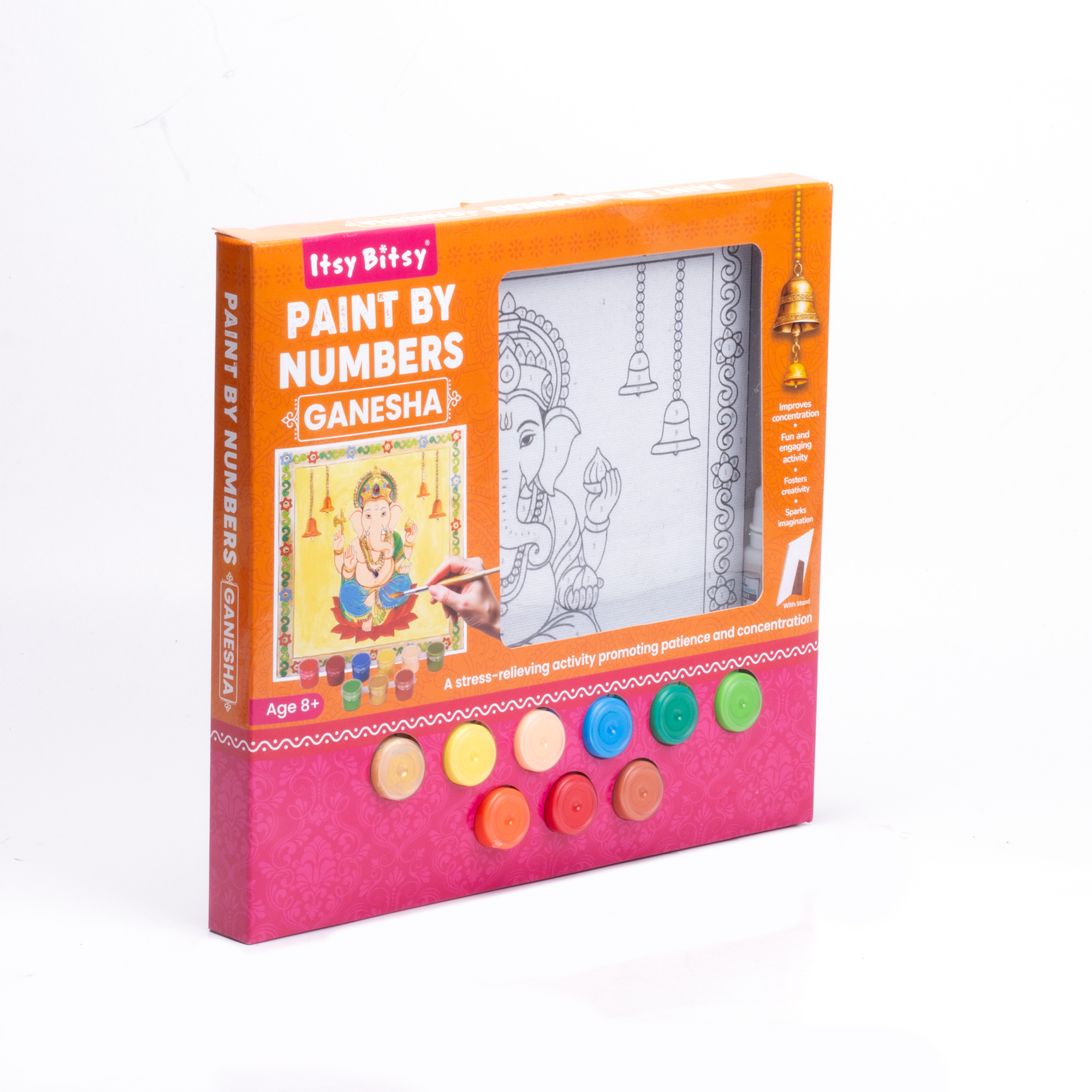 DIY Paint By Numbers Ganesha 8 X 8inch BOX