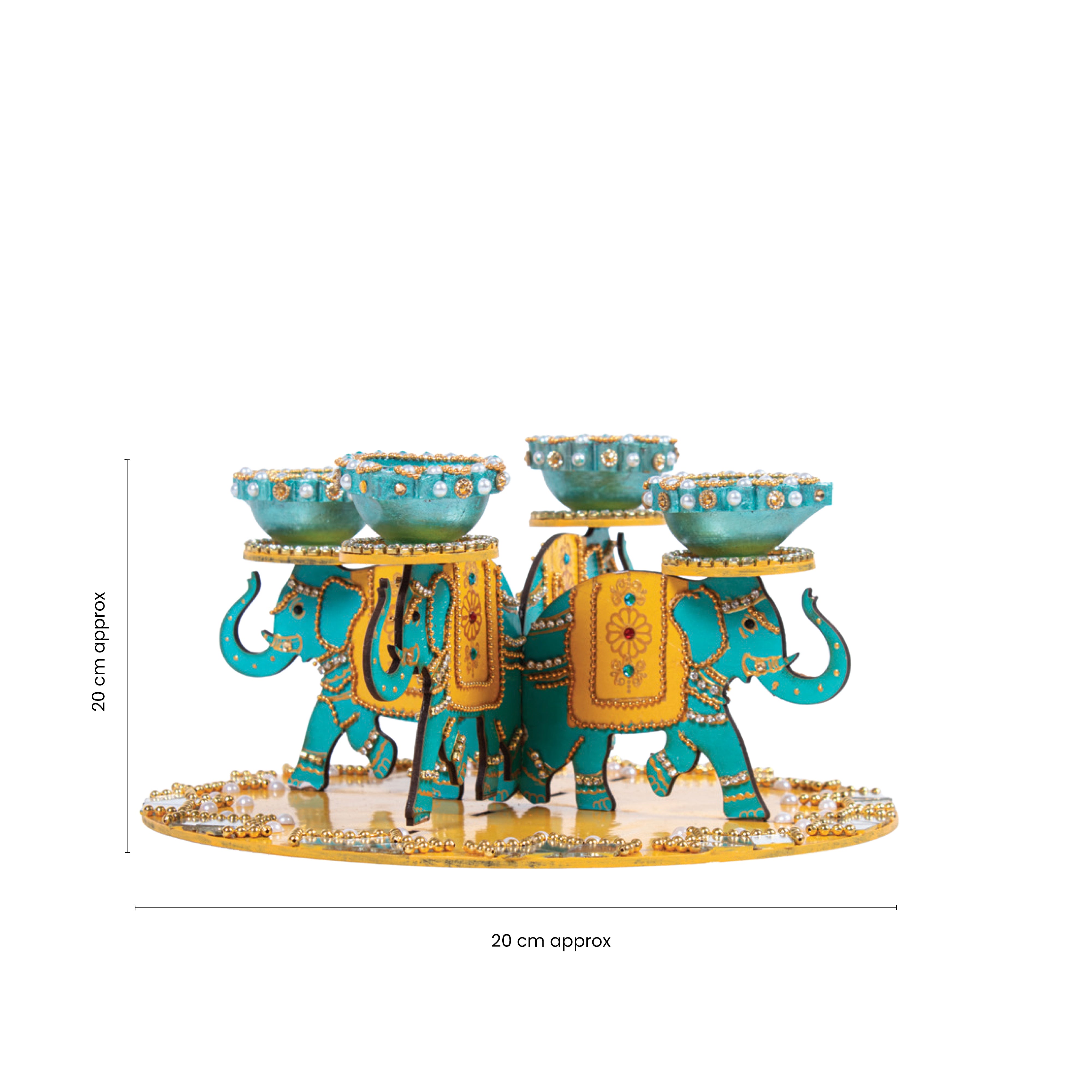 DIY Paint and Decorate Ethnic Diya Holder Box