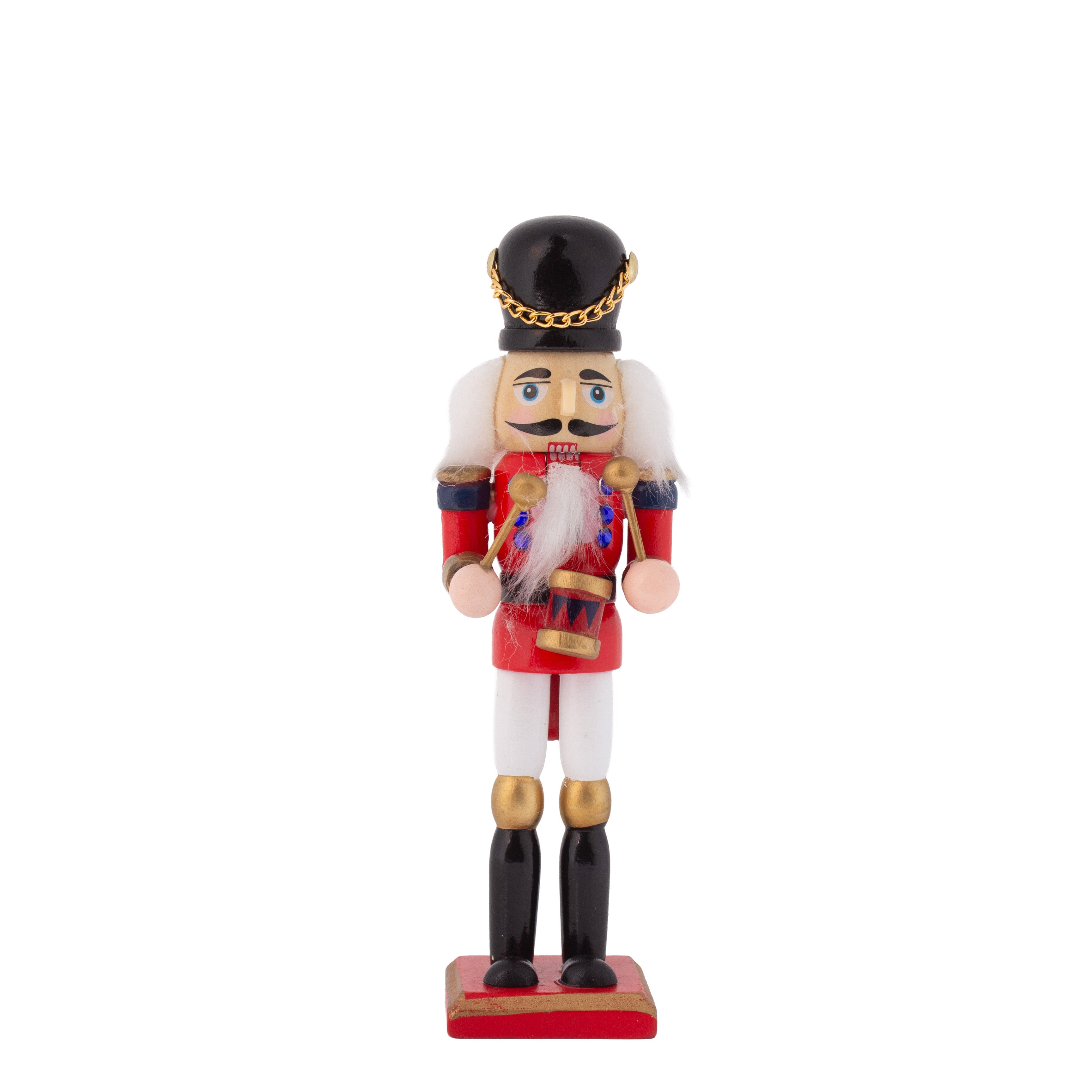 Nutcracker Drummer Red 7inch X 2inch 1pc Box
