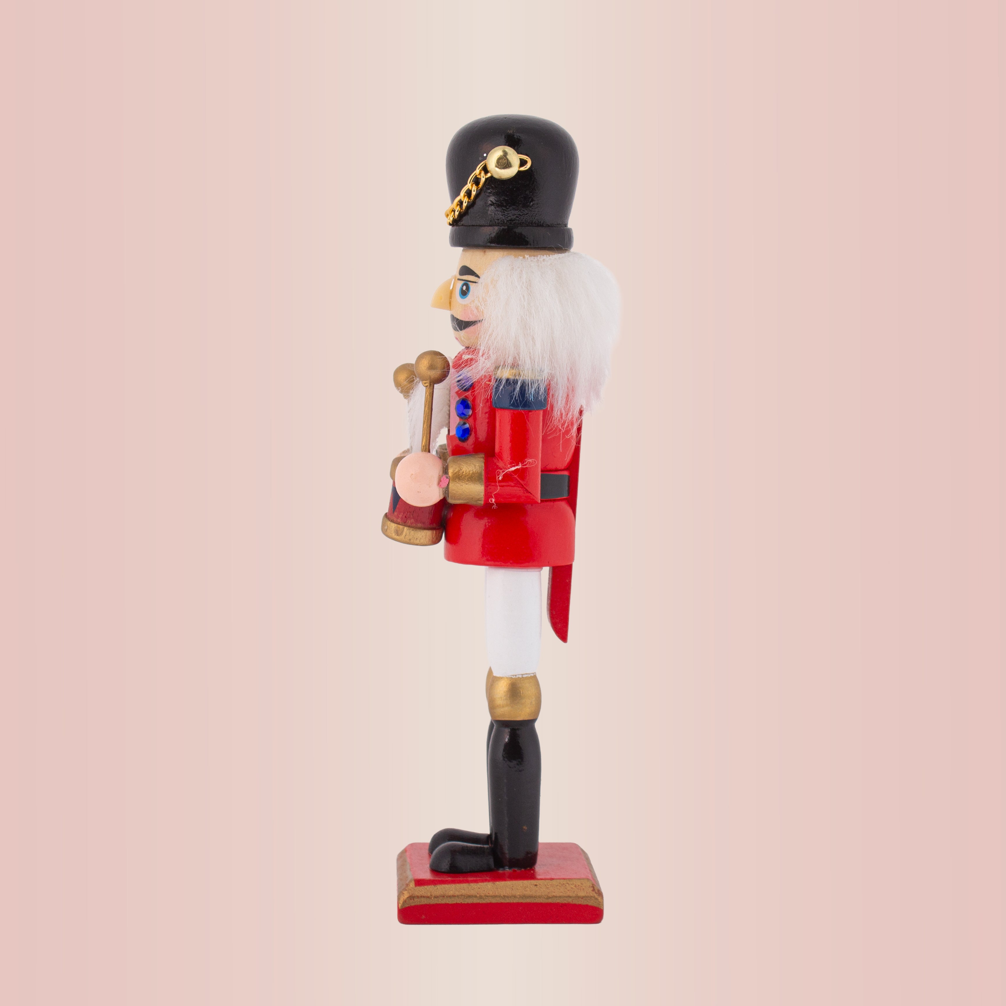 Nutcracker Drummer Red 7inch X 2inch 1pc Box