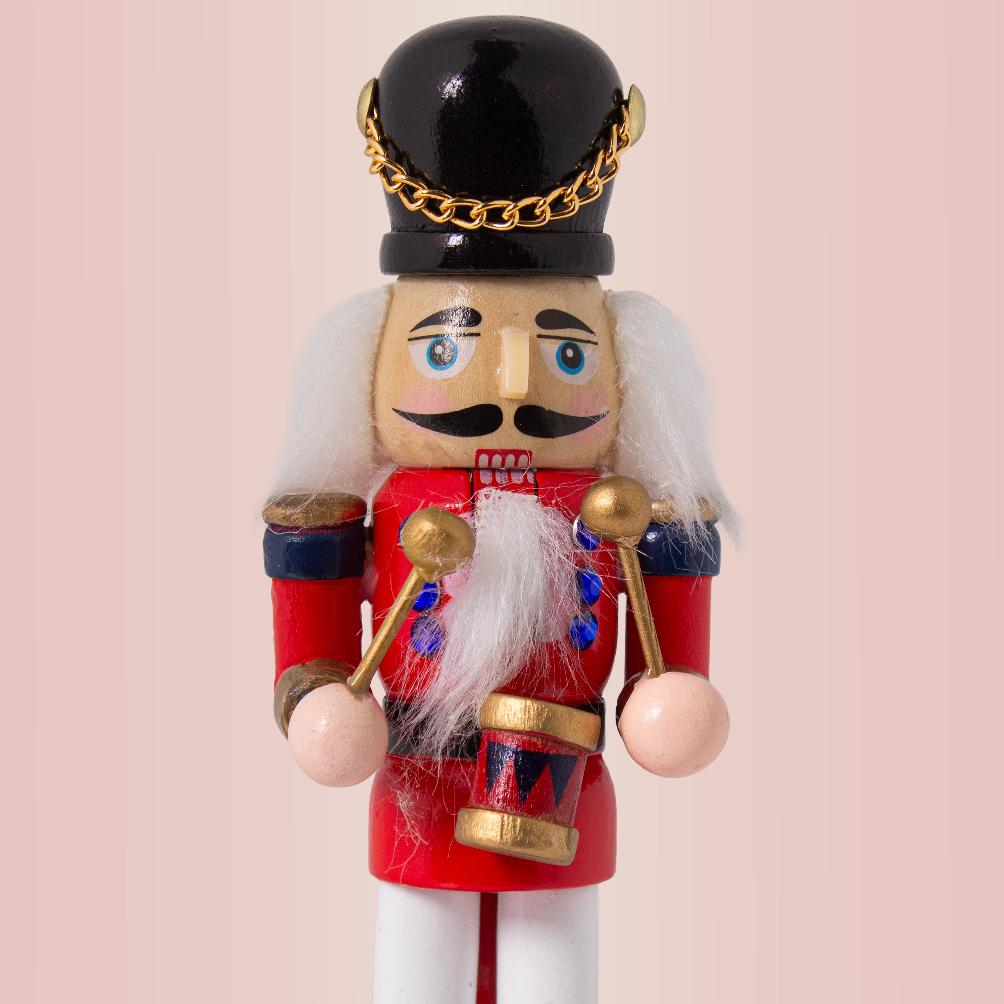 Nutcracker Drummer Red 7inch X 2inch 1pc Box