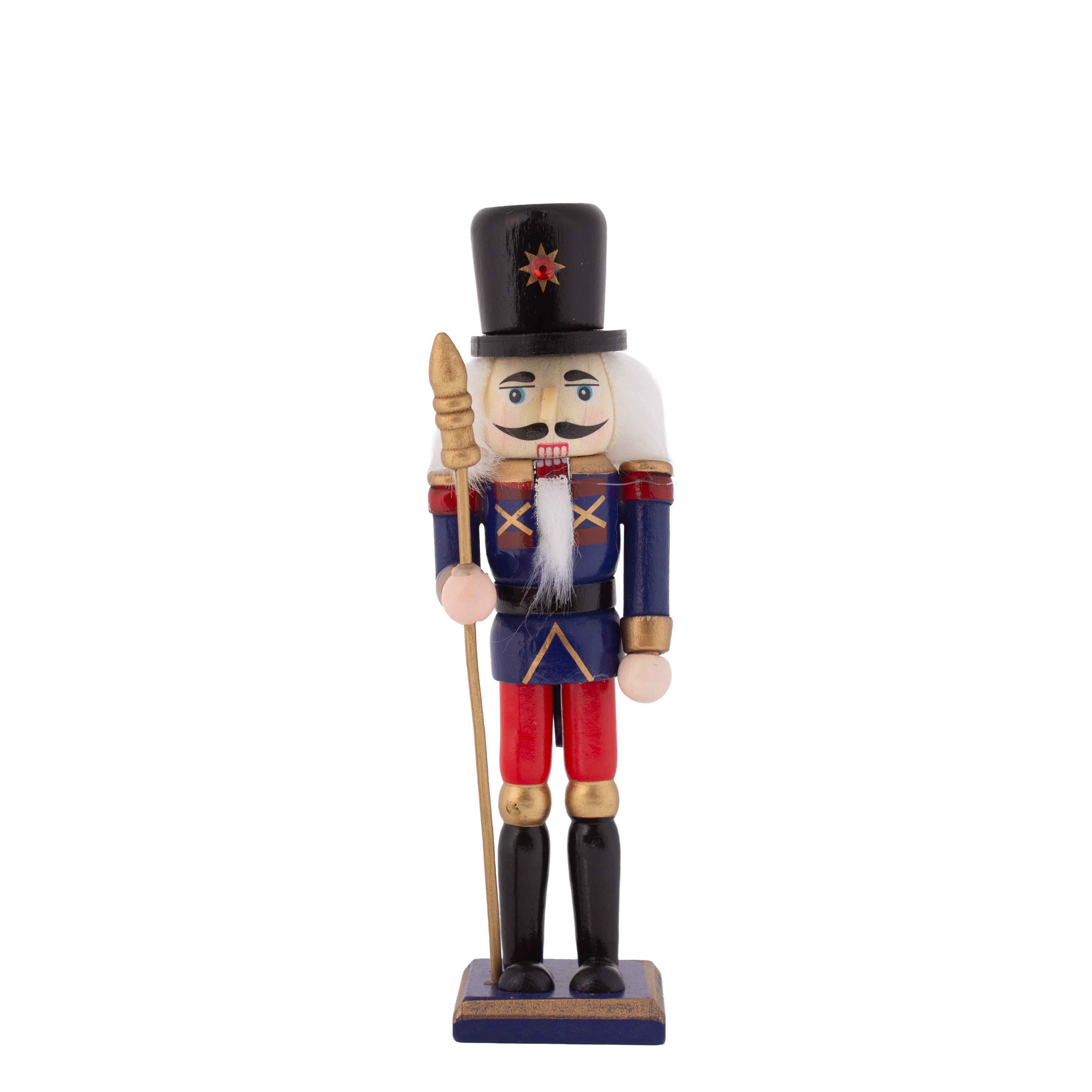 Nutcracker Figurine Blue 7inch X 2inch 1pc Box