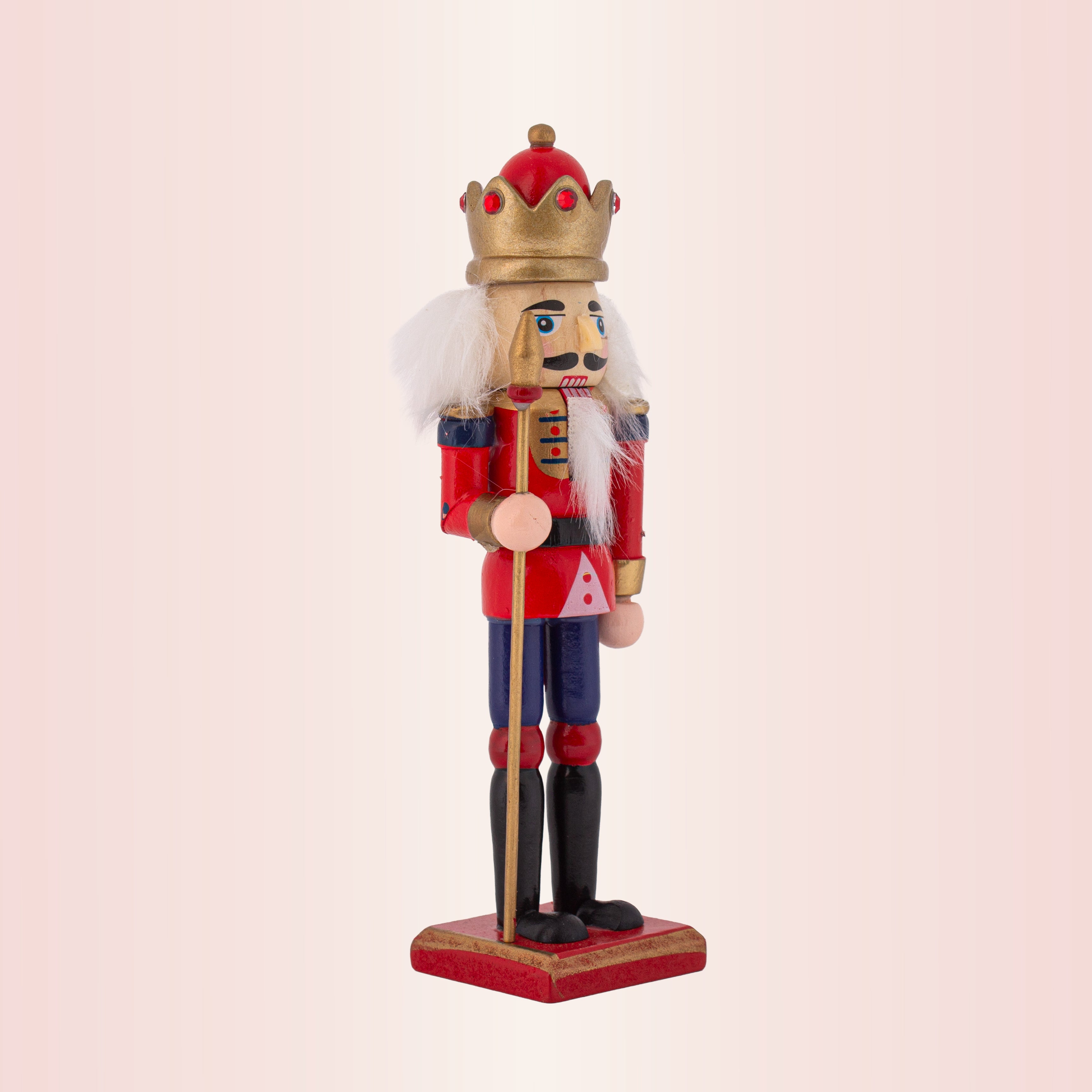 Nutcracker Figurine Red 7inch X 2inch 1pc Box
