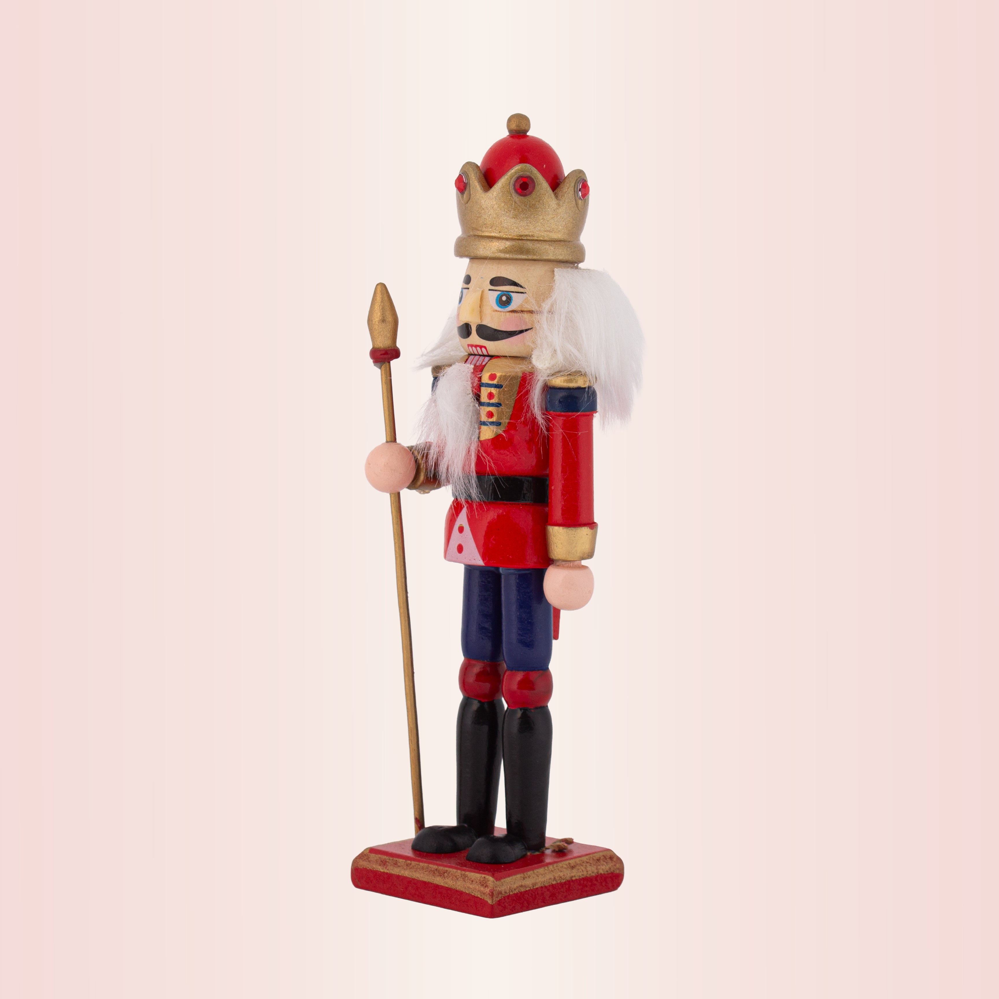 Nutcracker Figurine Red 7inch X 2inch 1pc Box