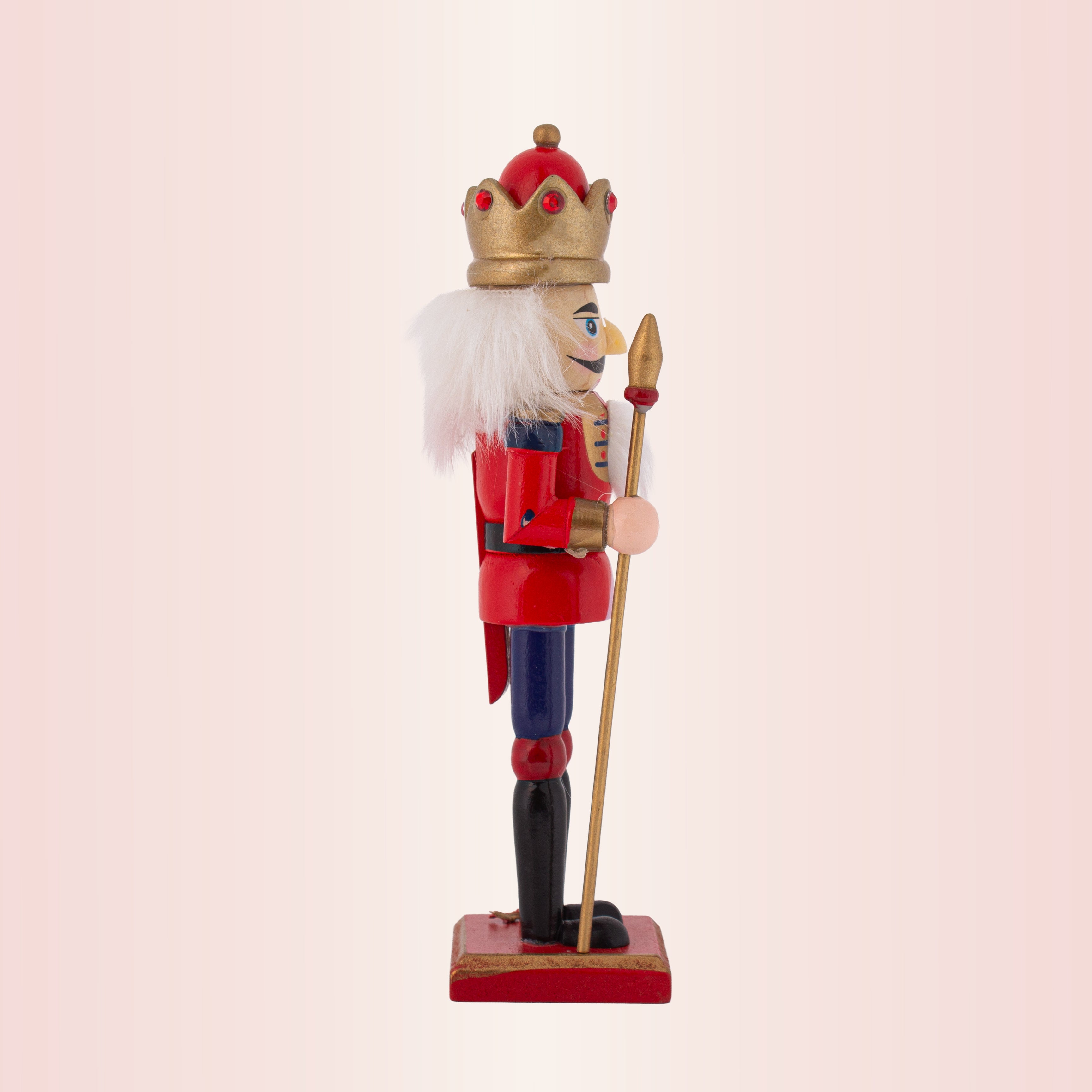 Nutcracker Figurine Red 7inch X 2inch 1pc Box