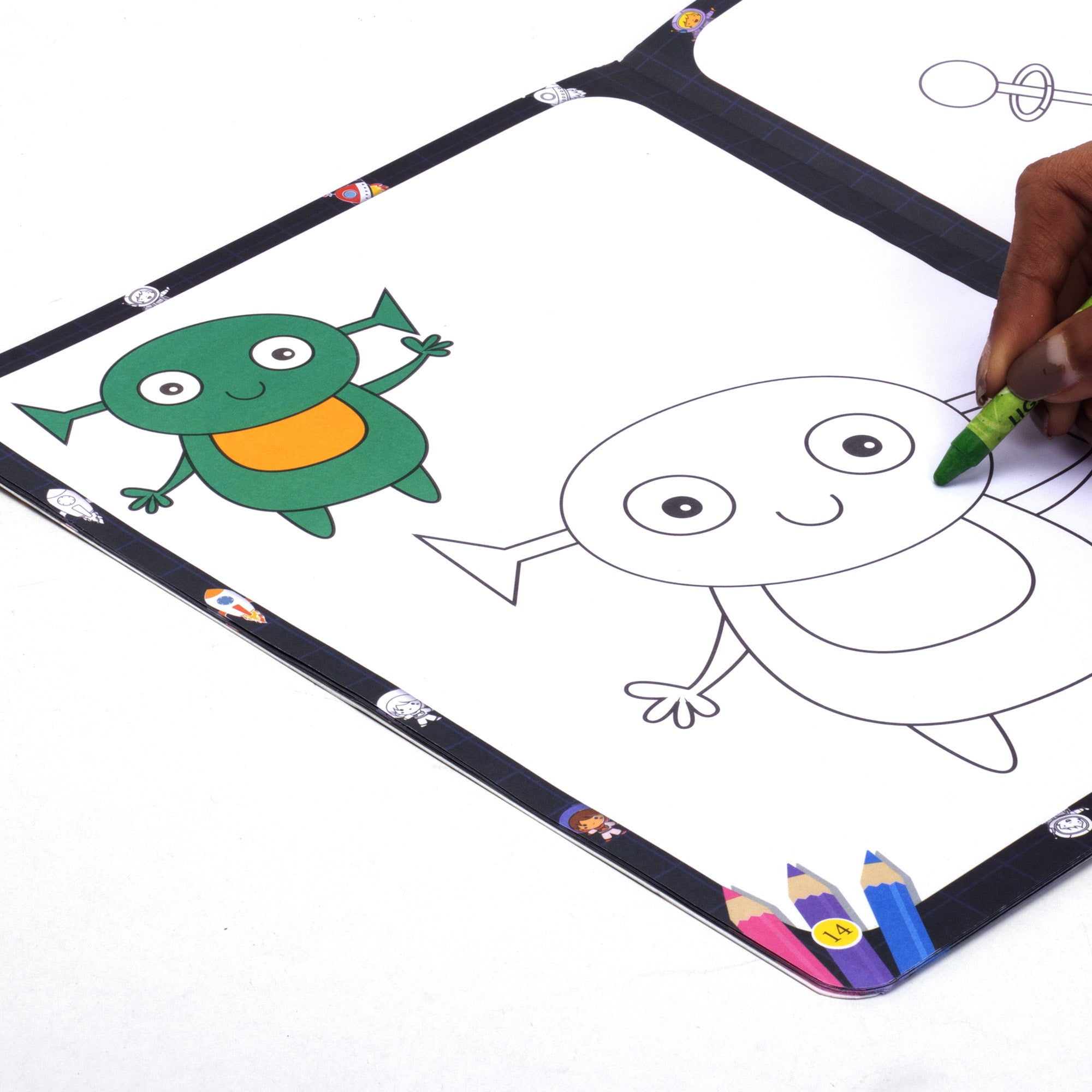 Colouring Book - In the Space L21.5 x W28cm 16pages 1Book