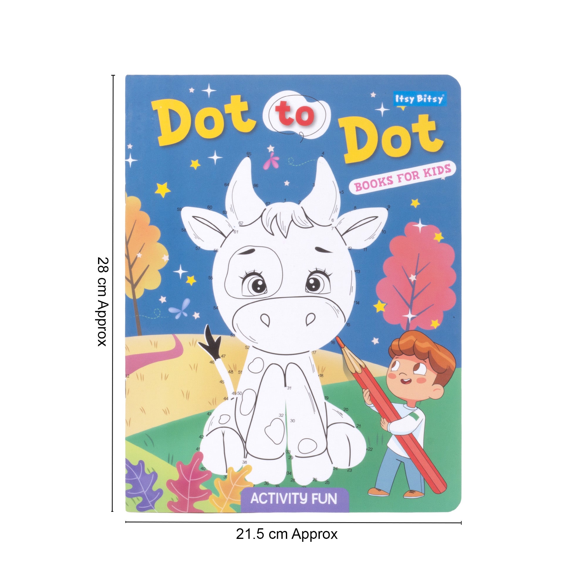 Dot to Dot Activity Book for Kids L21.5 x W28cm 16pages 1Book
