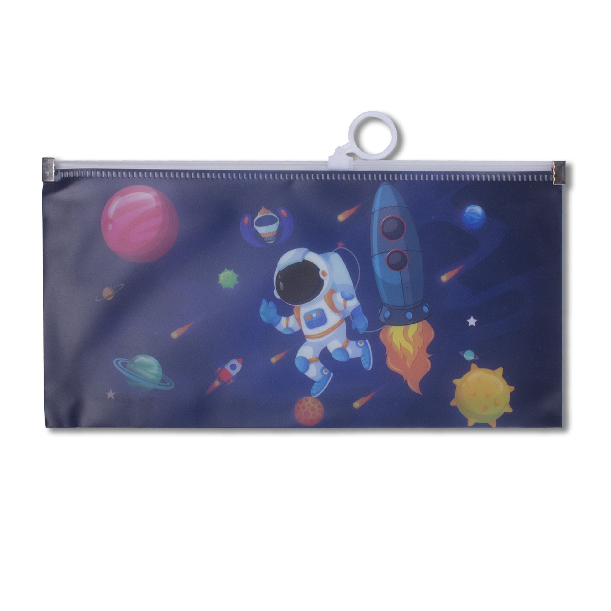 Multipurpose PVC Zip Lock Pouch In Space A6 1pc