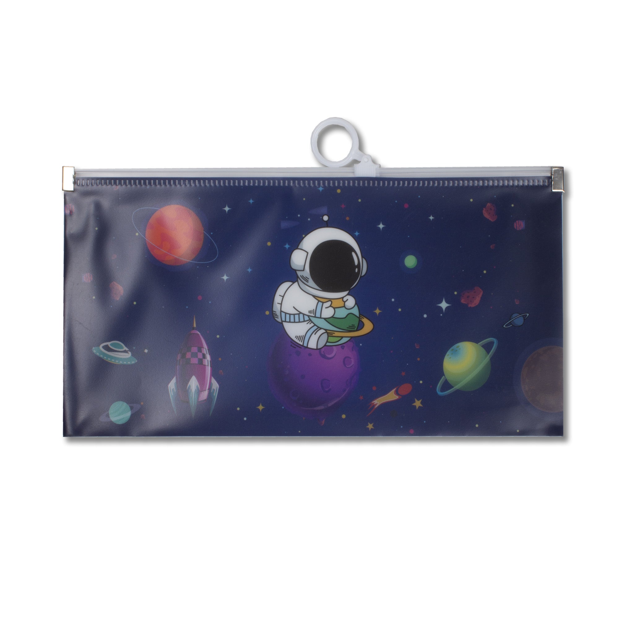 Multipurpose PVC Zip Lock Pouch Mission Space A6 1pc