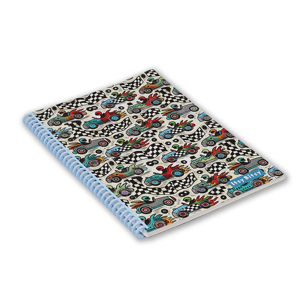 Spiral Candy Note Book Ruled Racing Track 90gsm 96 Pages A4
