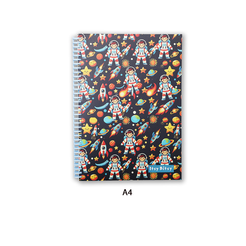 Spiral Candy Note Book Ruled Space Adventure 90gsm 96 Pages A4