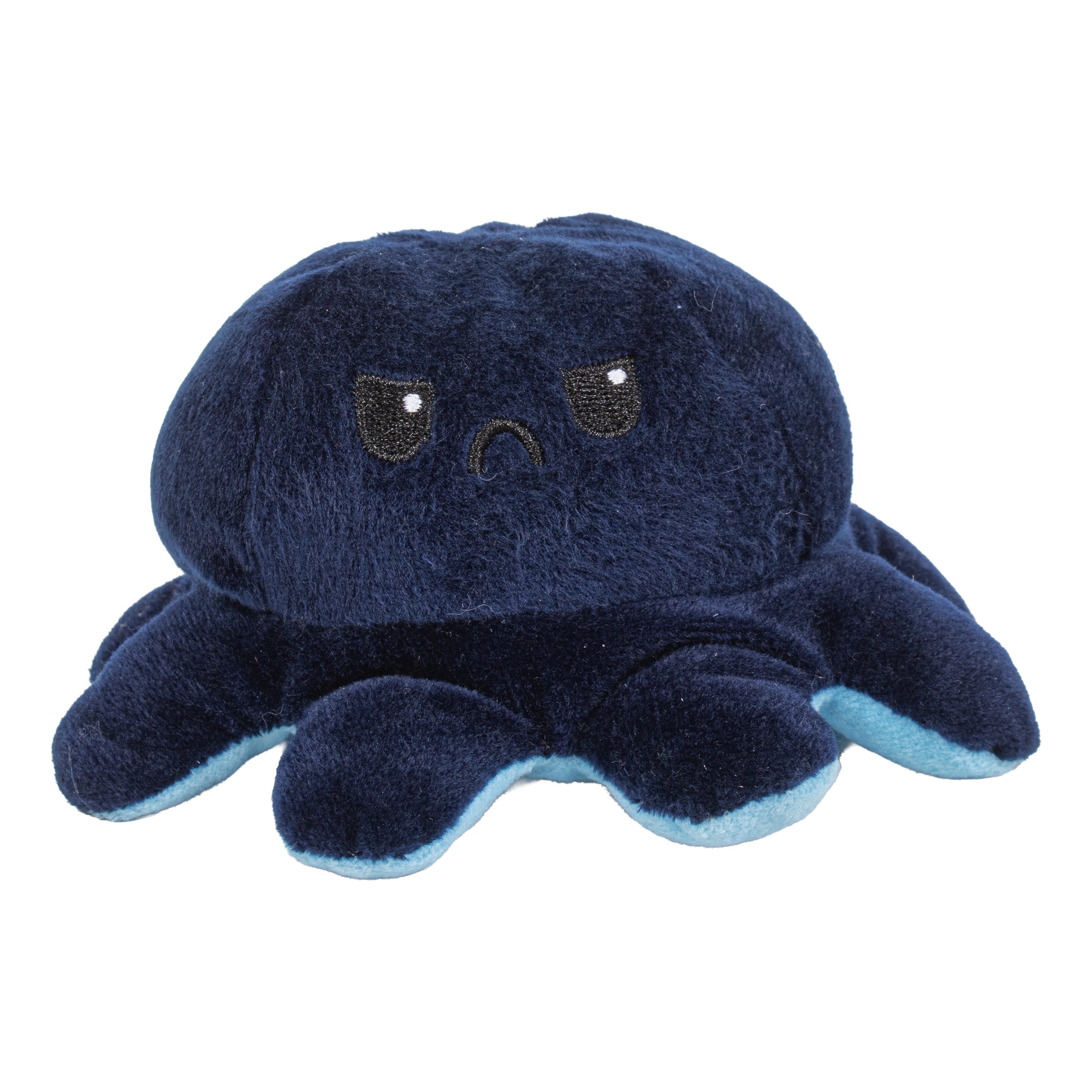 Soft Toy Reversible Octopus Light Blue & Dark Blue 5.9inch 1 pc