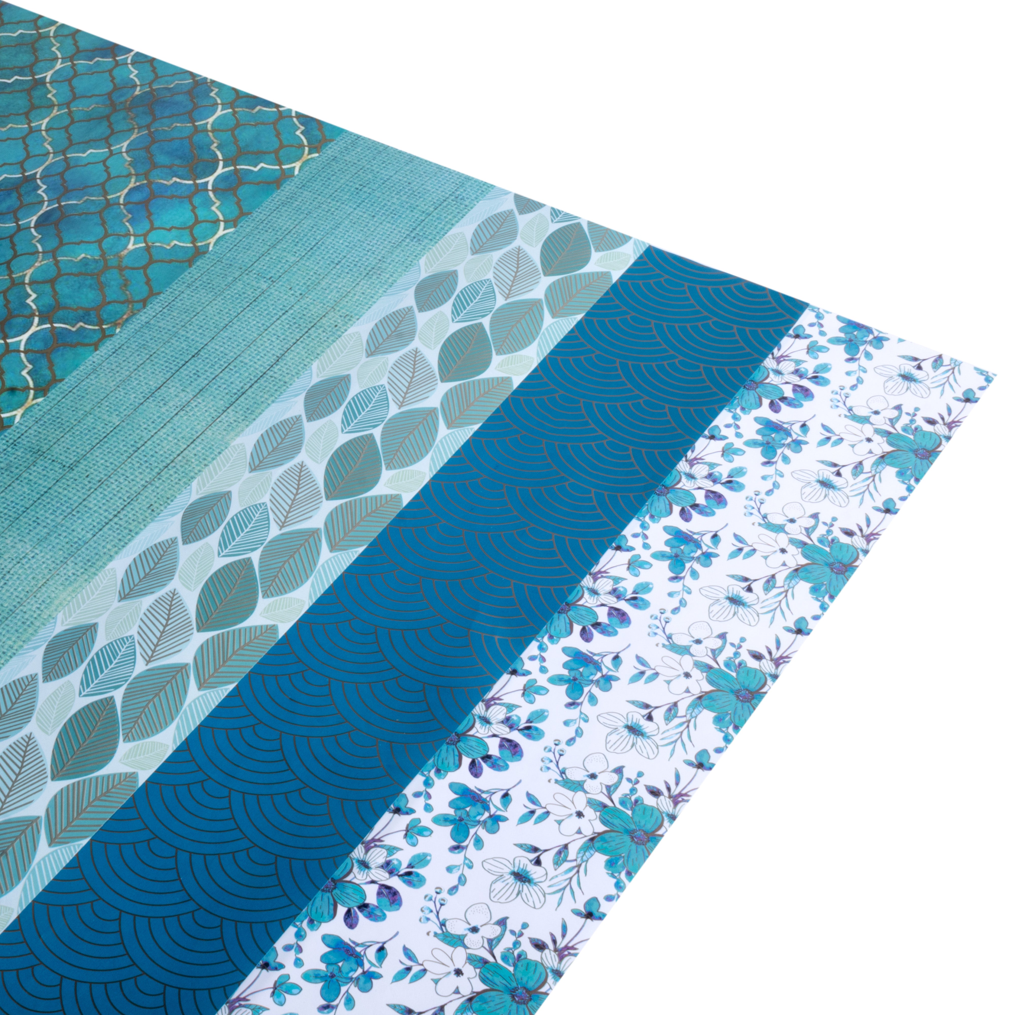 Aqua Vibe - Gift Wraps - Pack of 10 (Each Design 2 Sheets)