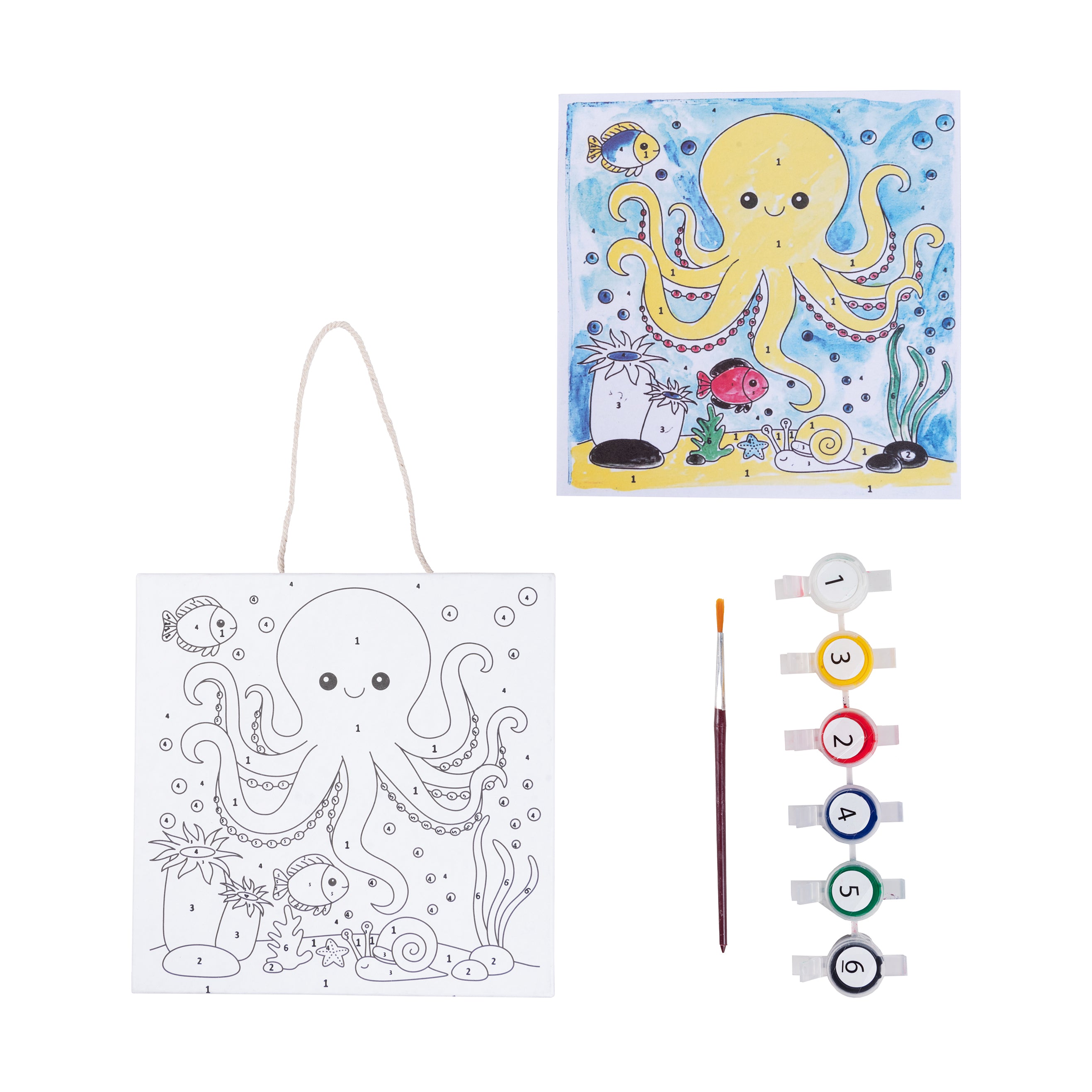 Paint By Numbers Kit Octopus L5 XW5 X H1inch 1pc