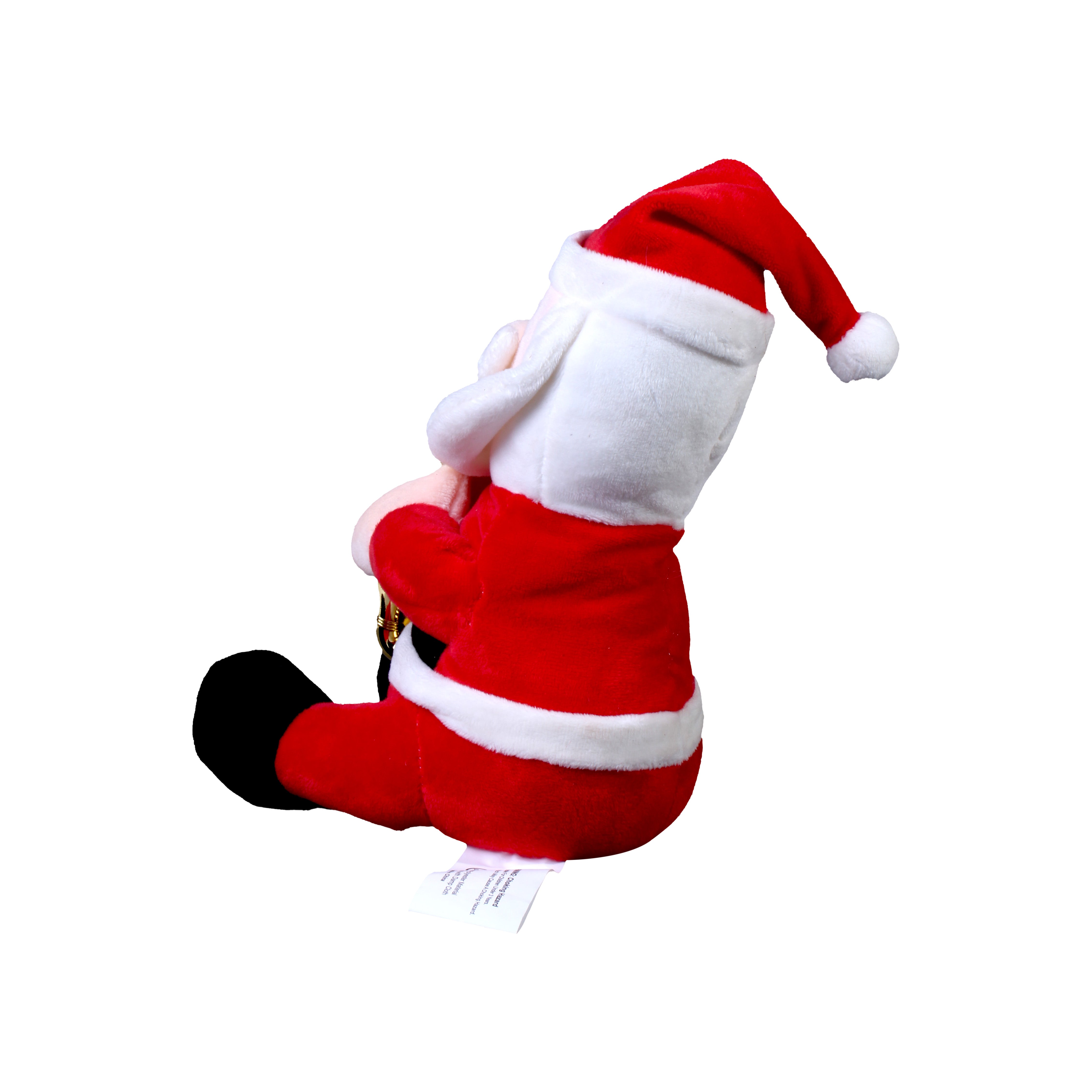 Christmas Siting Santa Playing Saxophone 22Cm 1Pc