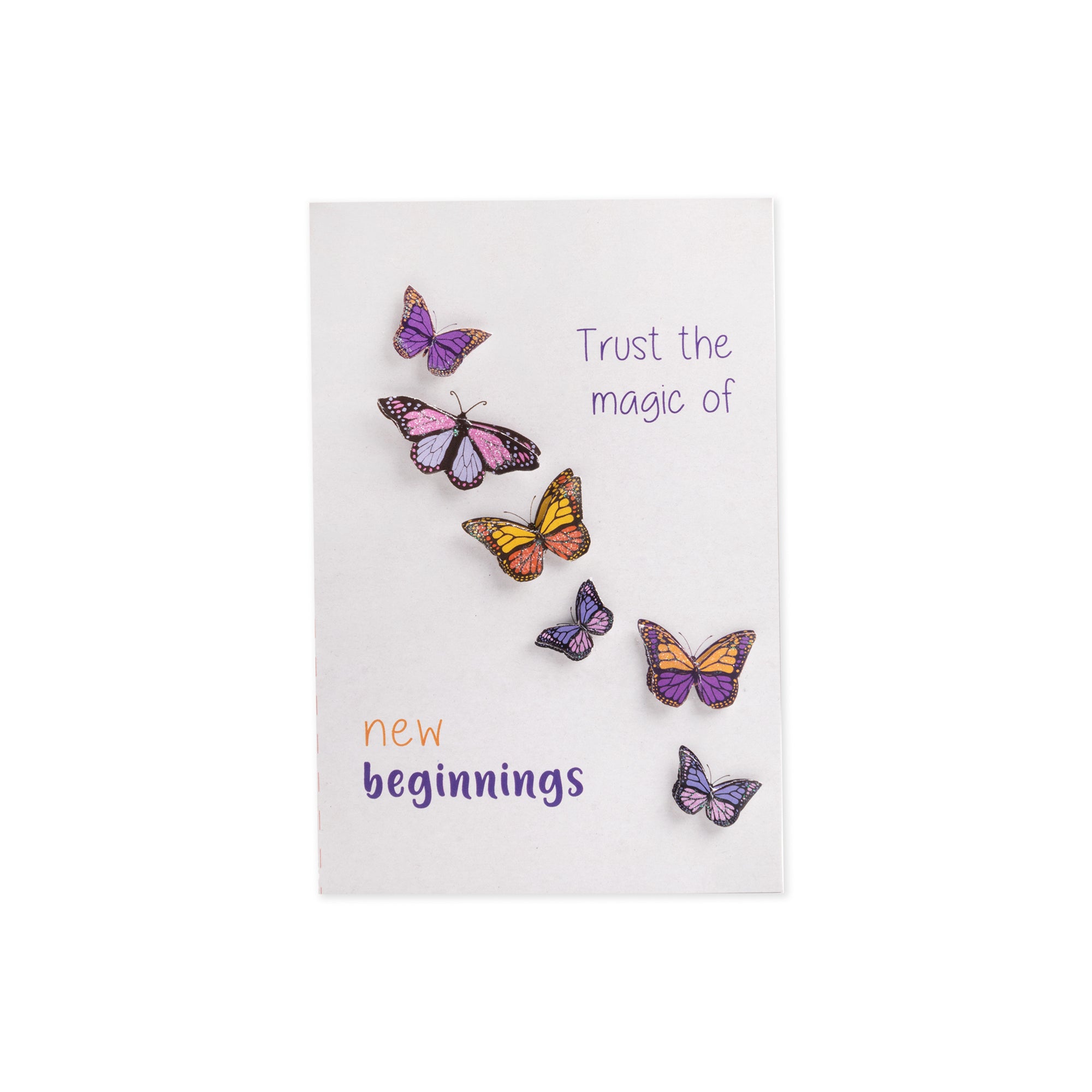 Greeting Card & Envelope Trust The Magic Of New Beginings 4 X 6Inch