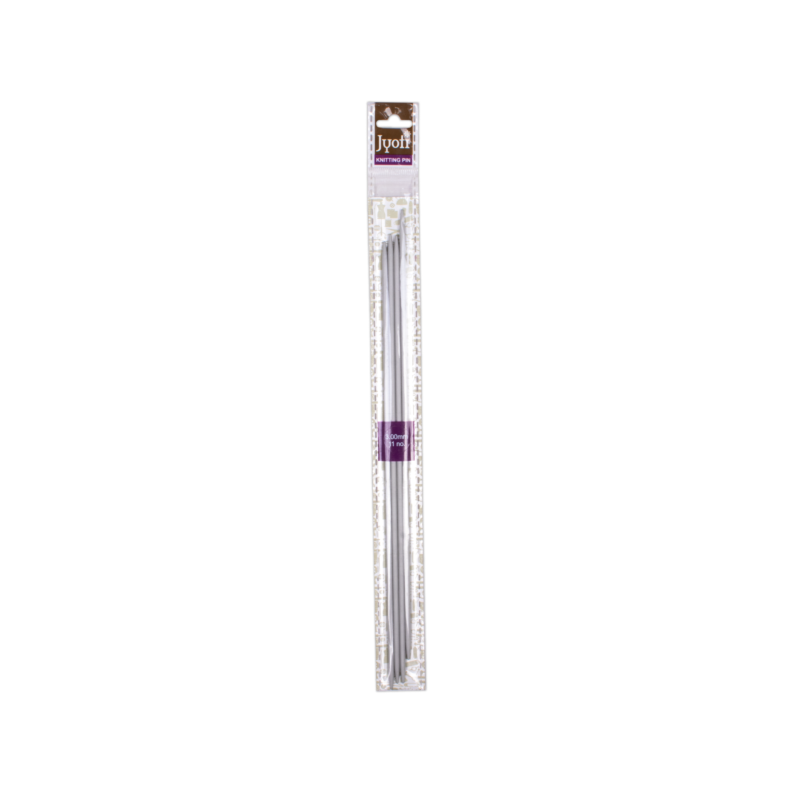 Extra Aluminum Knitting Needle 23Cm (No.11)Double Ended 4Pcs