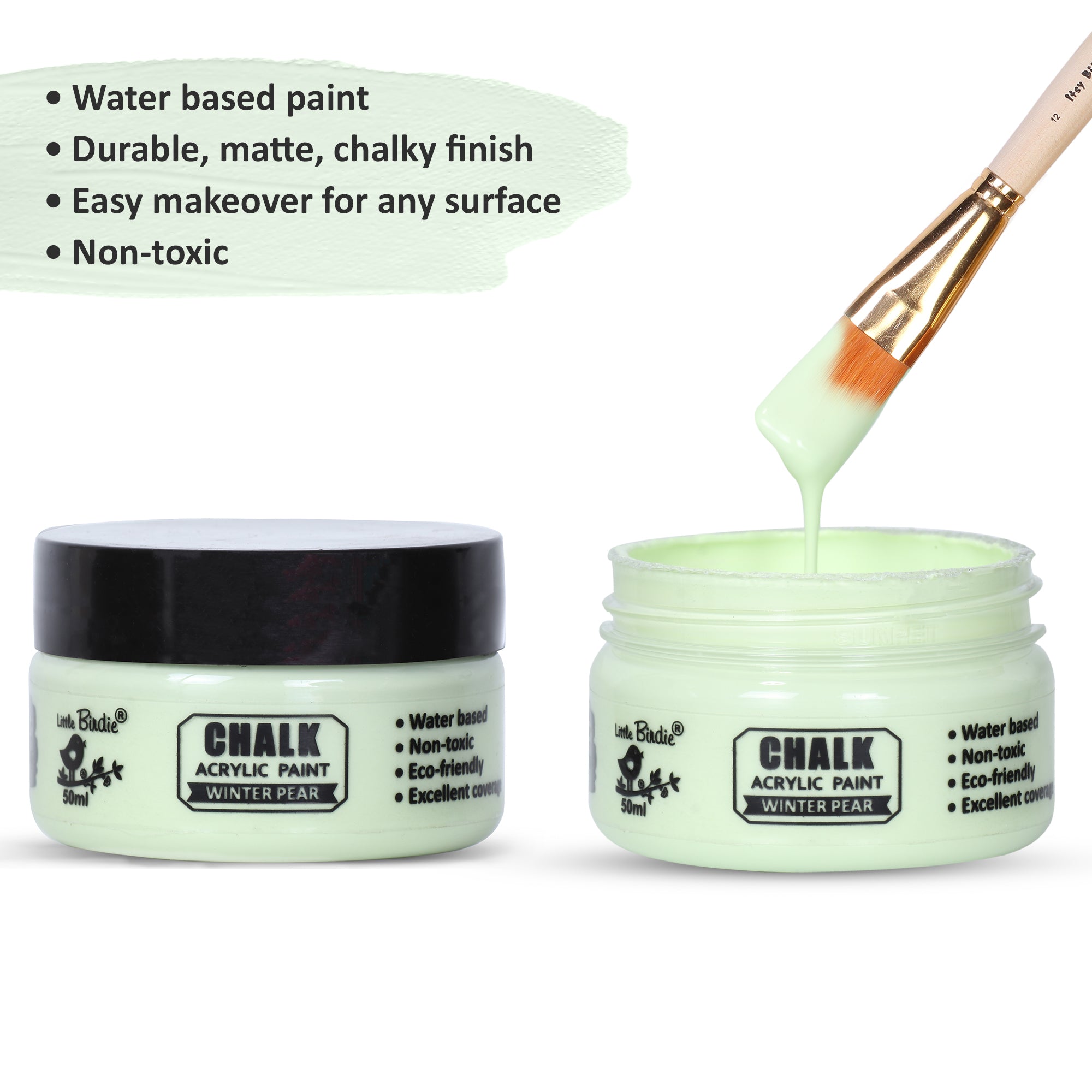 Home Decor Chalk Paint Winter Pear 50ml Bottle
