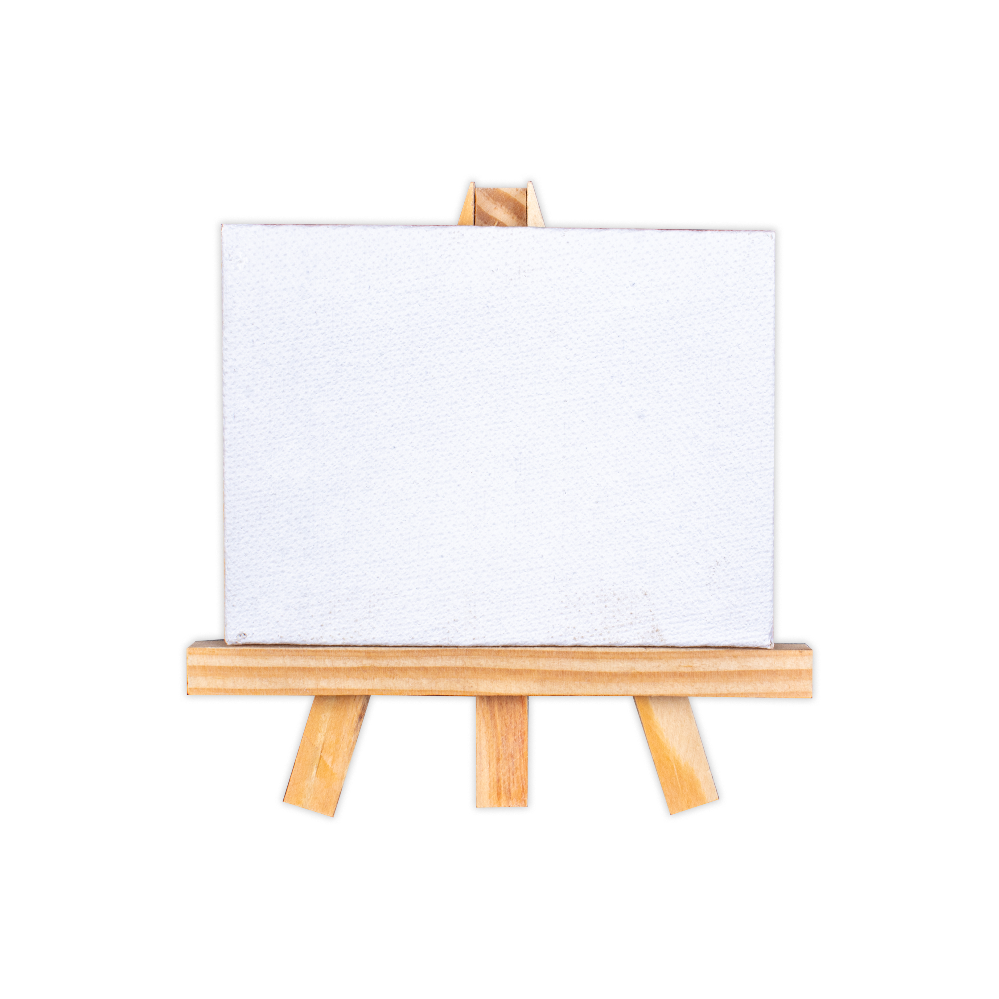 Wooden Mini Easel With Canvas Easel Size 11cm Canvas Size 10 X 7cm Set of 5pc