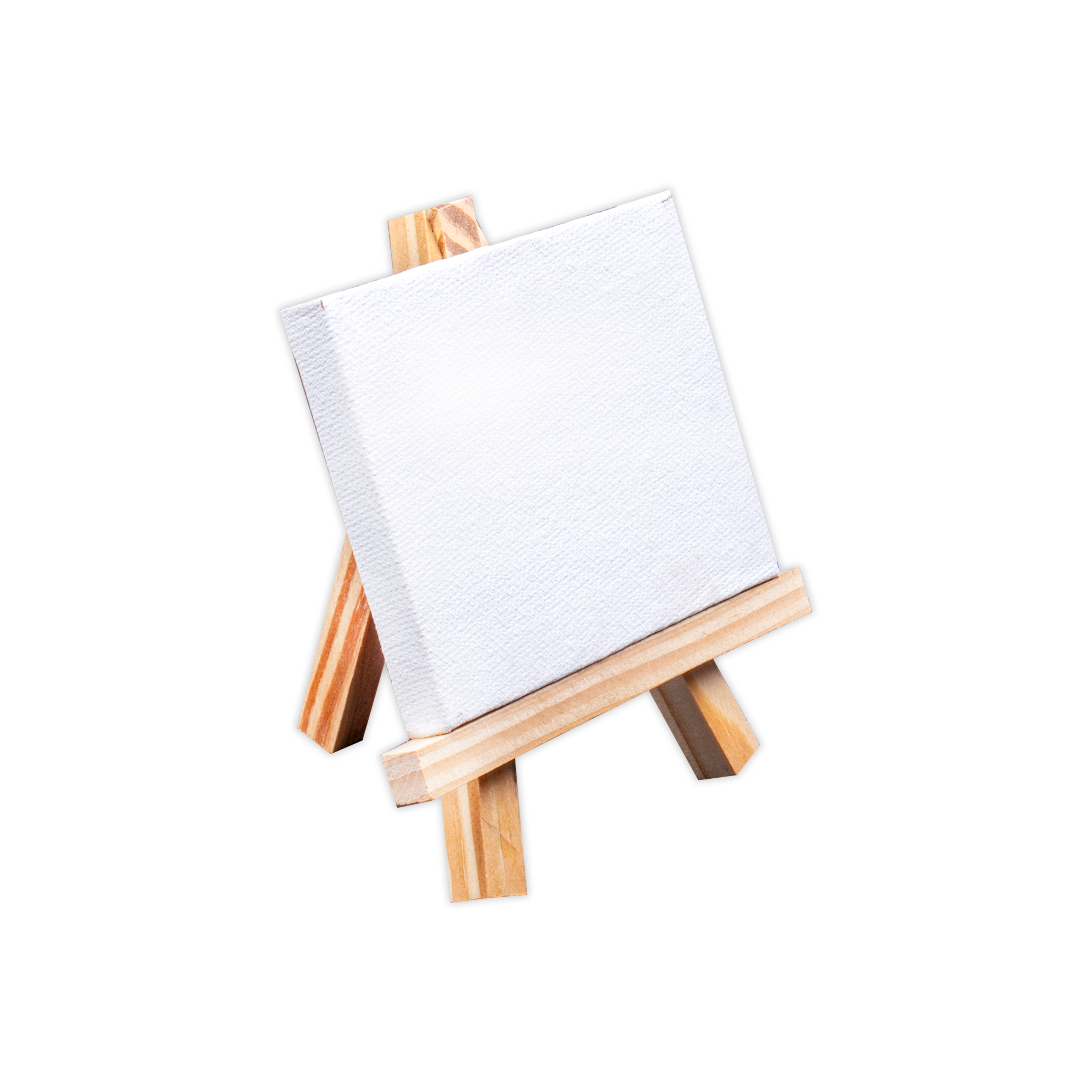 Wooden Mini Easel With Canvas Easel Size 11cm Canvas Size 10 X 7cm Set of 5pc