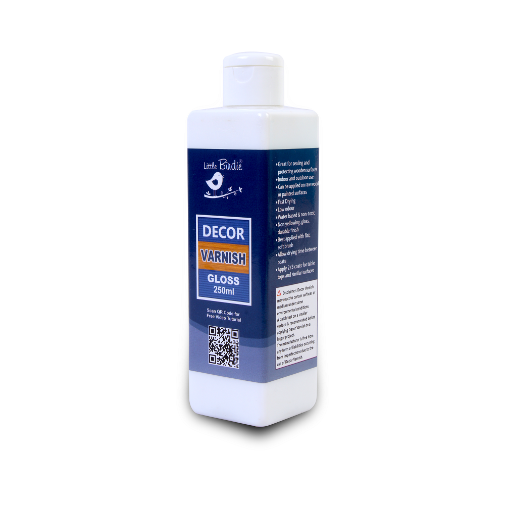 Decor Varnish Gloss 250ml Bottle
