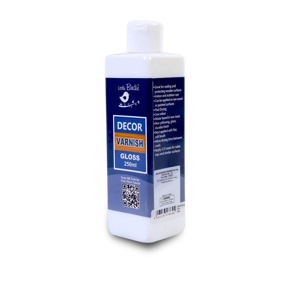 Decor Varnish Gloss 250ml Bottle