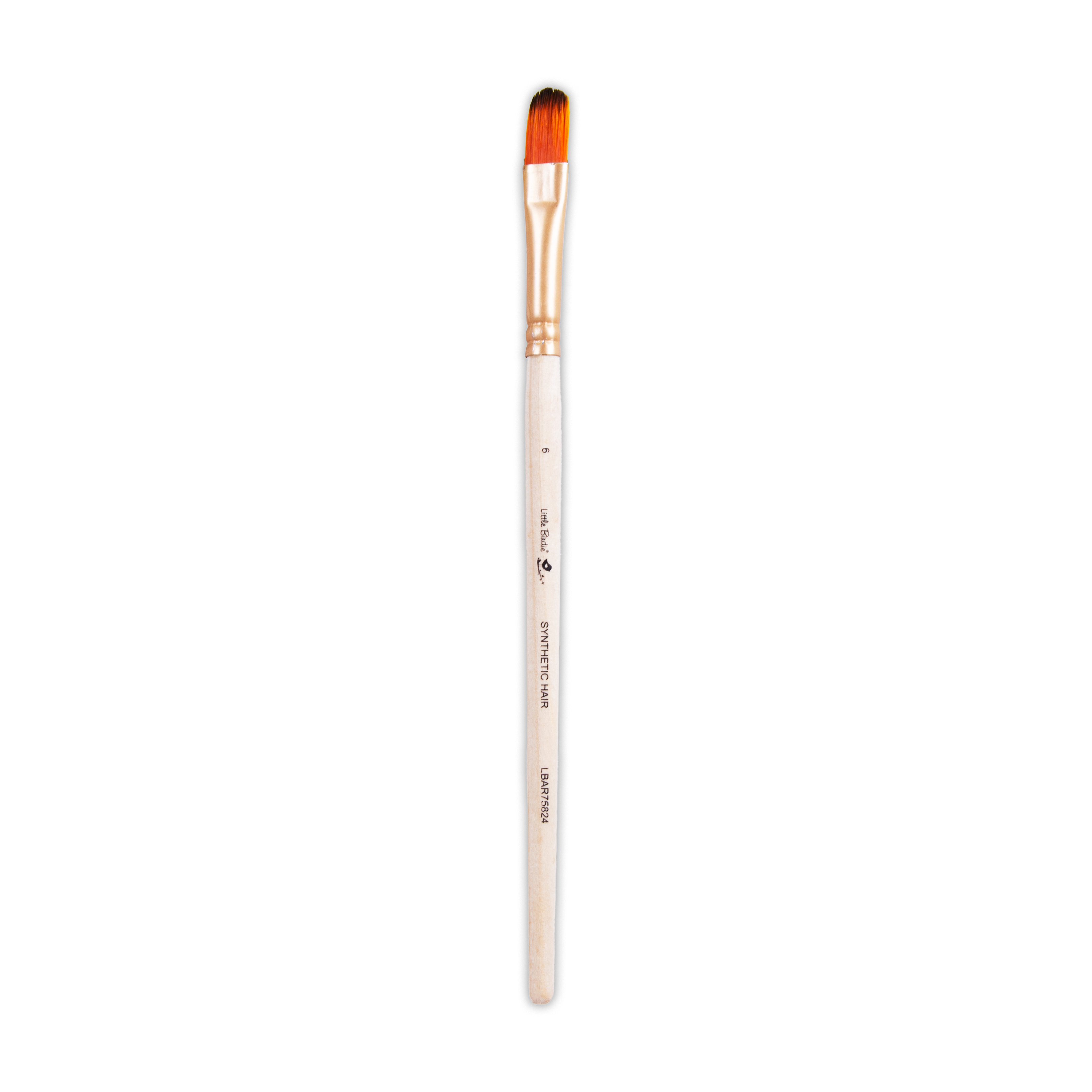 Filbert Brush Synthetic Hair Size 6 Handle Length 150mm 1pc