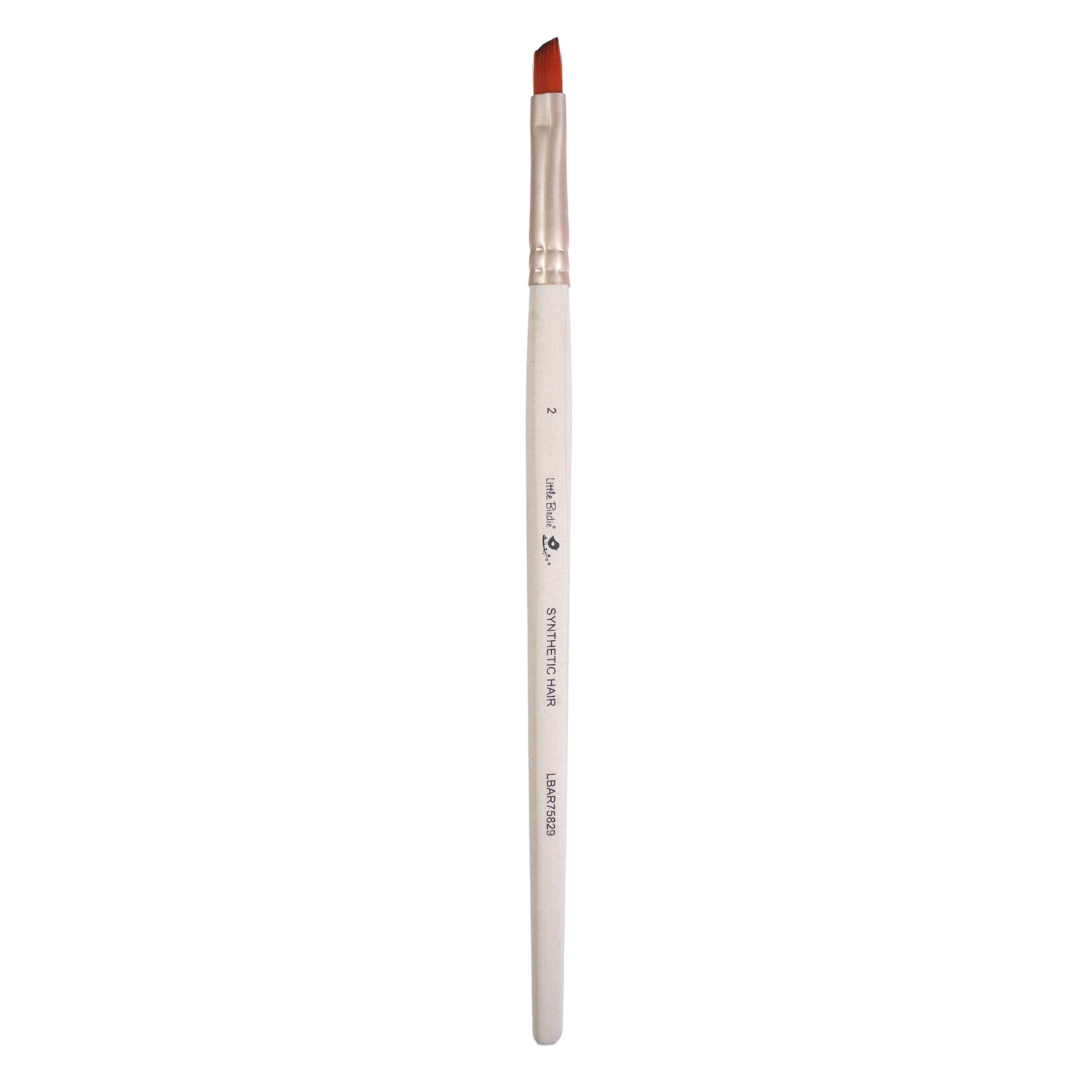 Angular Brush Synthetic Hair Size 2 Handle Length 150mm