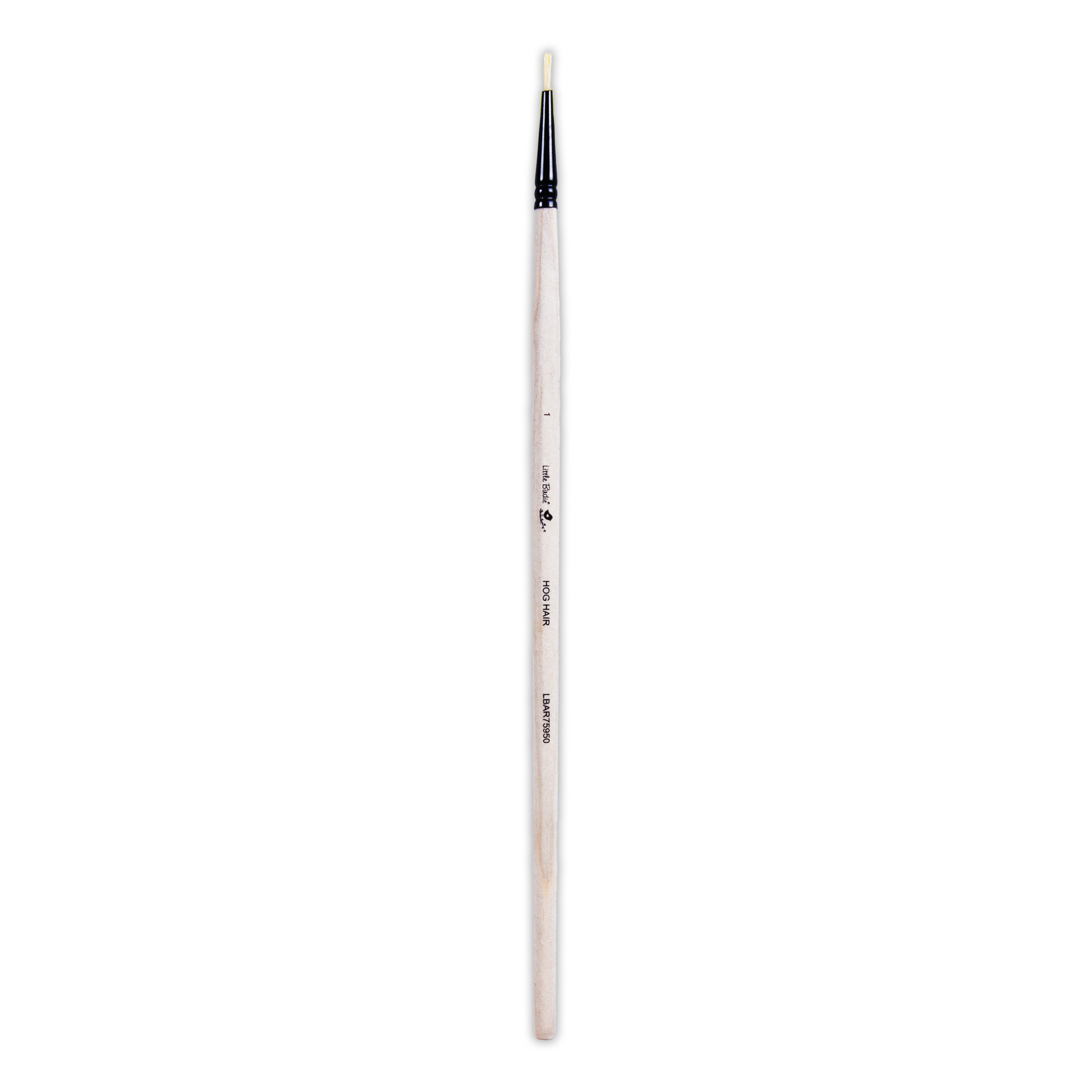 Synthetic Hog Hair Oil Round Brush Handle Length 200mm Size 1 1 pc