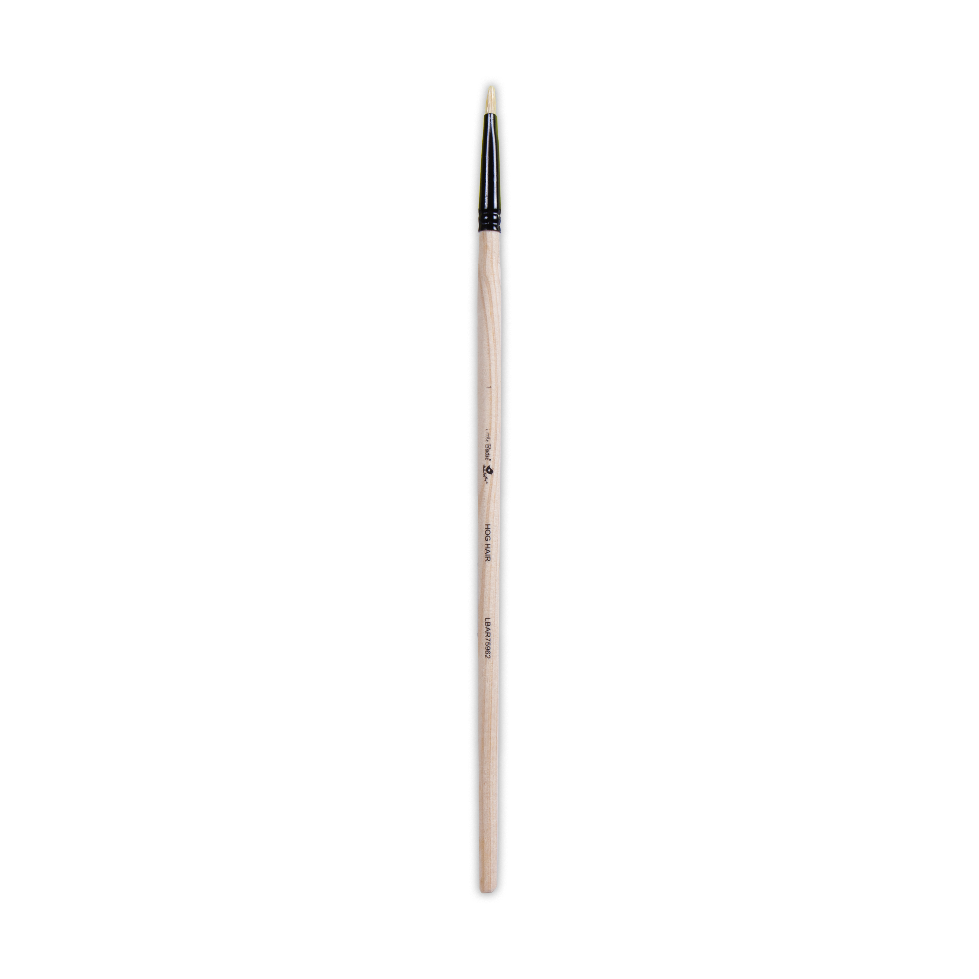Synthetic Hog Hair Oil Flat Brush Handle Length 200mm Size 1 1 pc