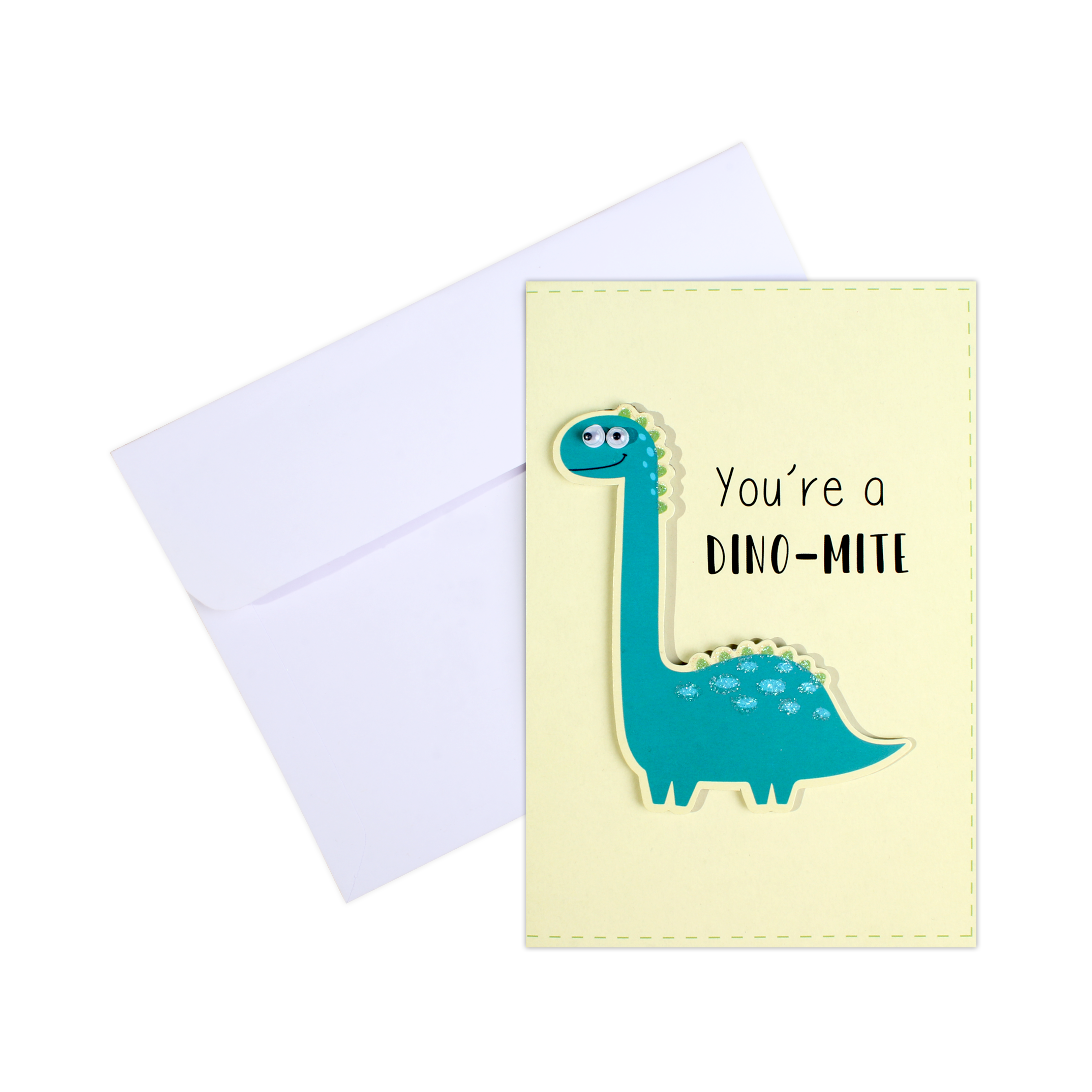 Greeting Card & Envelope You're a Dino-mite 4 X 6inch