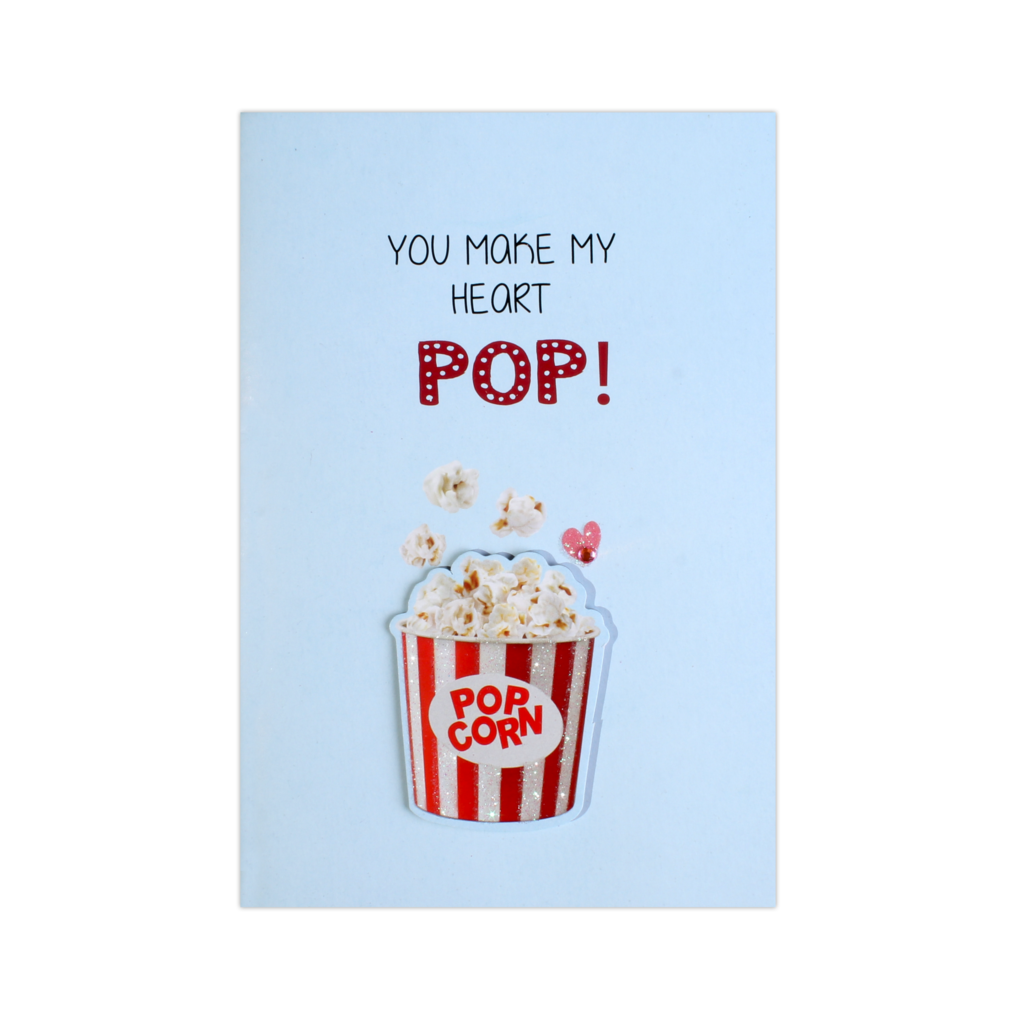 Greeting Card & Envelope Make Heart Pop 4 X 6inch