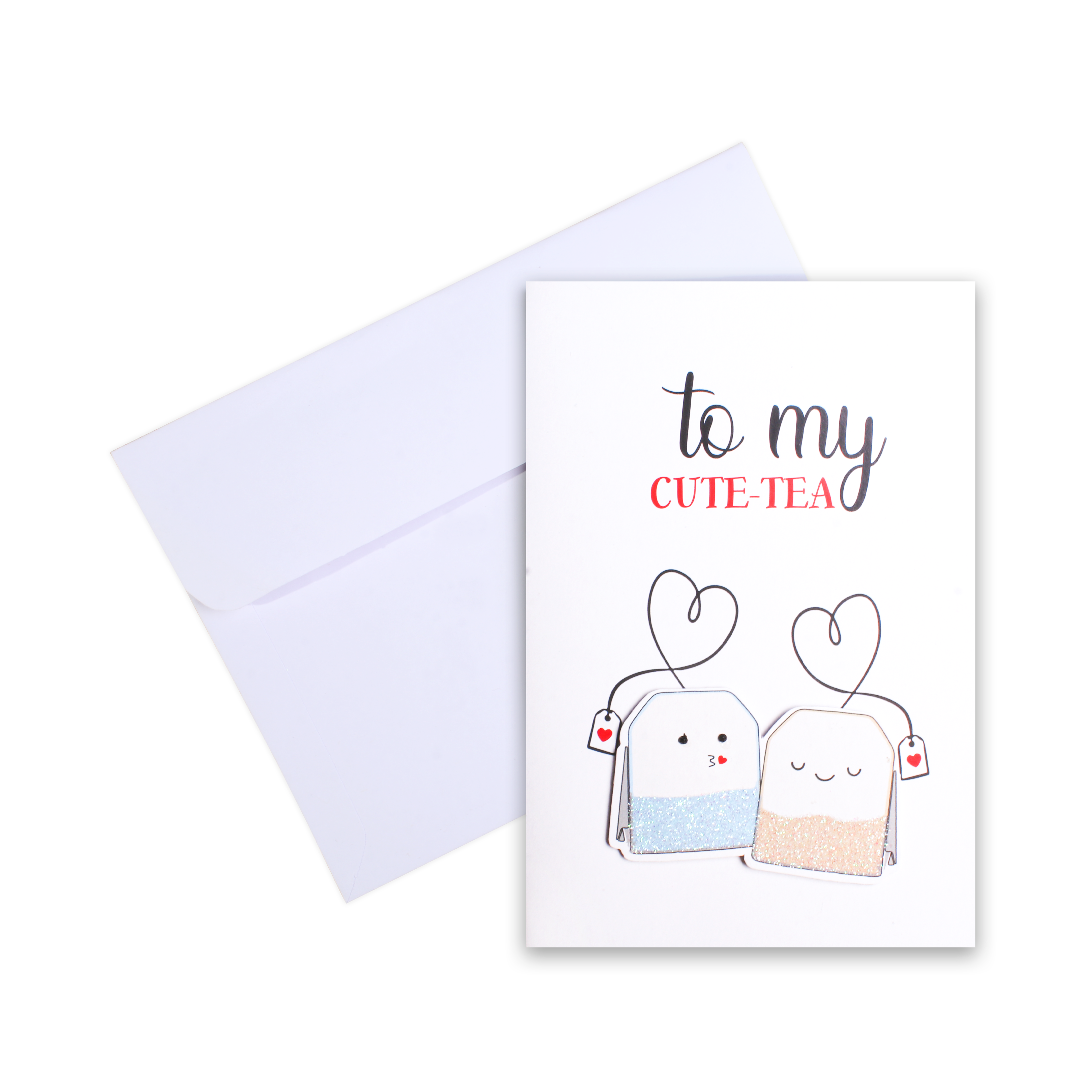 Greeting Card & Envelope Cute-Tea 4 X 6inch